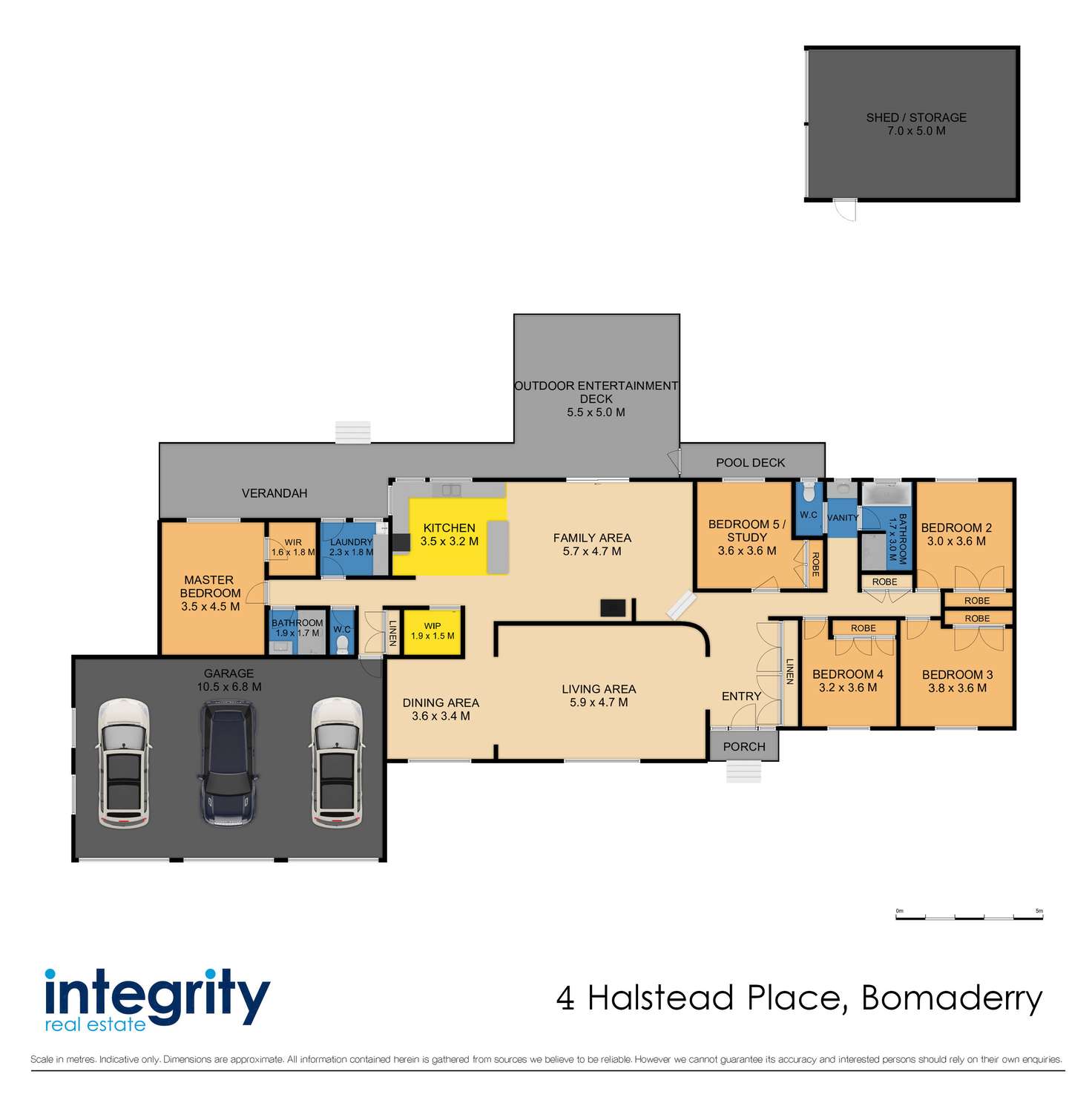 Floorplan of Homely house listing, 4 Halstead Place, Bomaderry NSW 2541