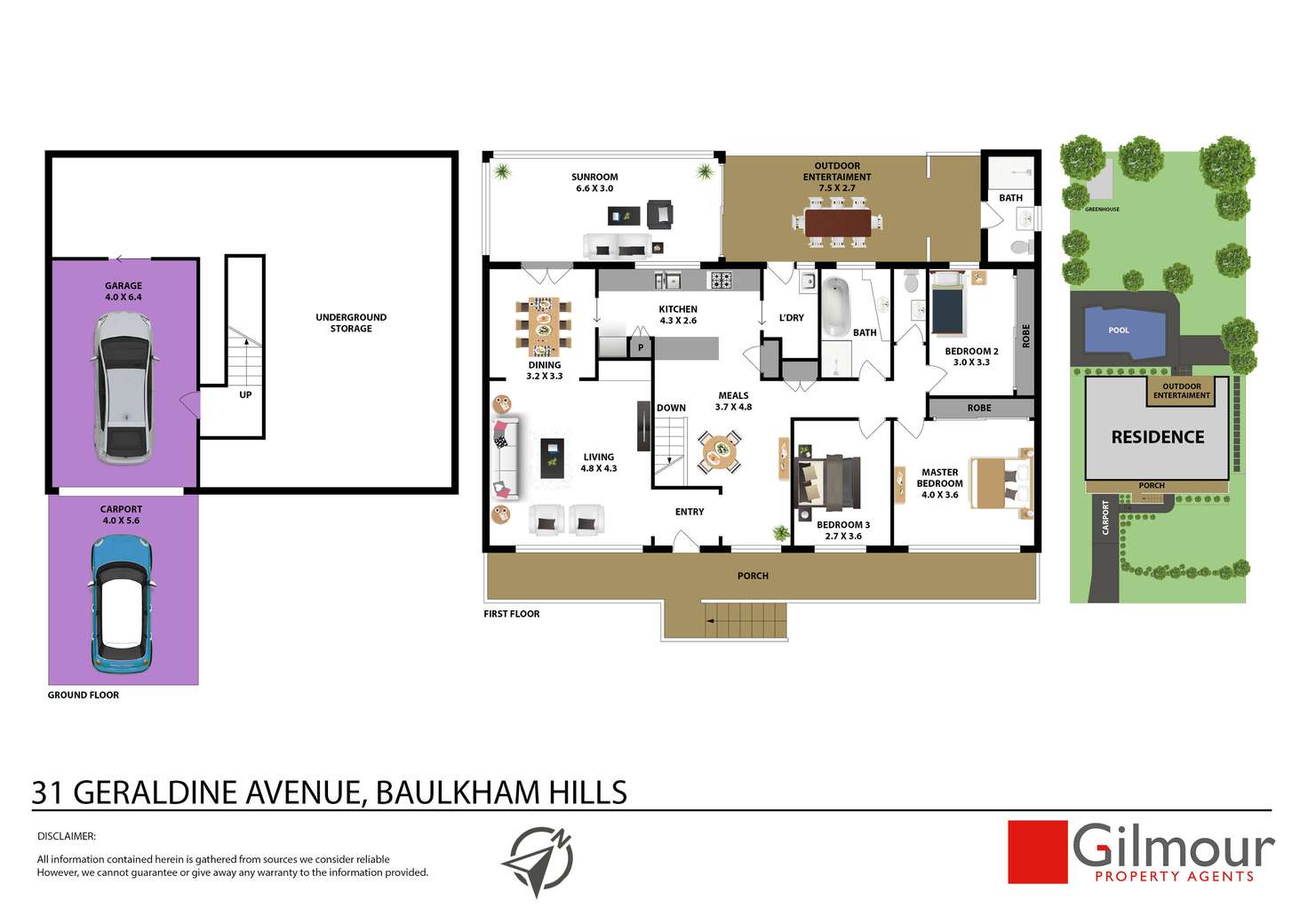 Floorplan of Homely house listing, 31 Geraldine Avenue, Baulkham Hills NSW 2153