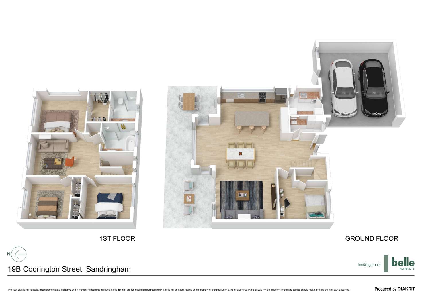 Floorplan of Homely townhouse listing, 19B Codrington Street, Sandringham VIC 3191