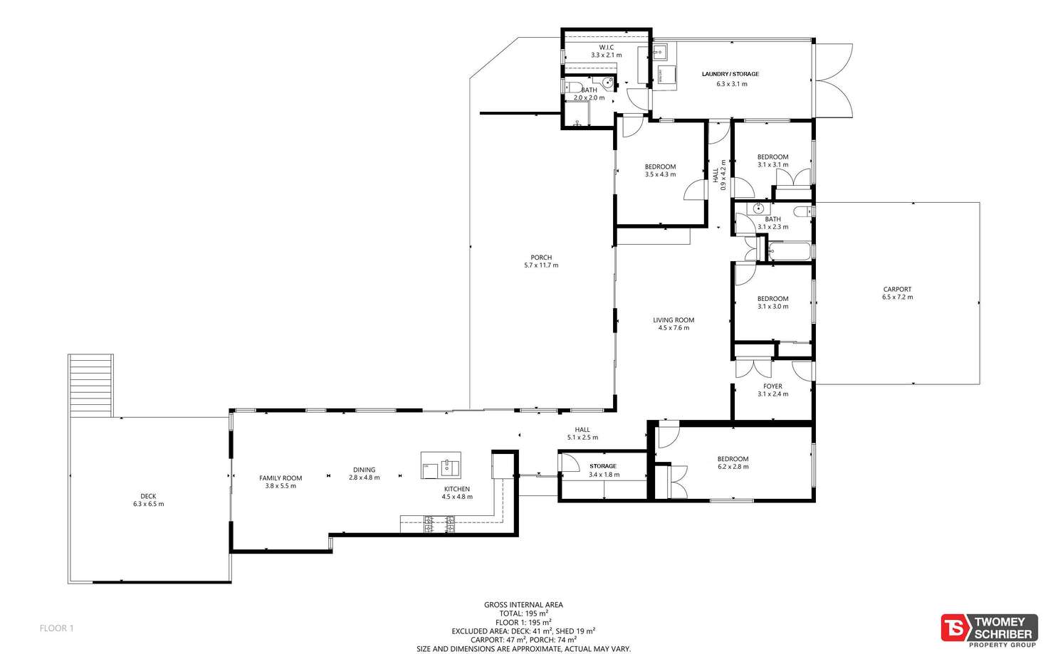 Floorplan of Homely house listing, 66 Granadilla Drive, Earlville QLD 4870