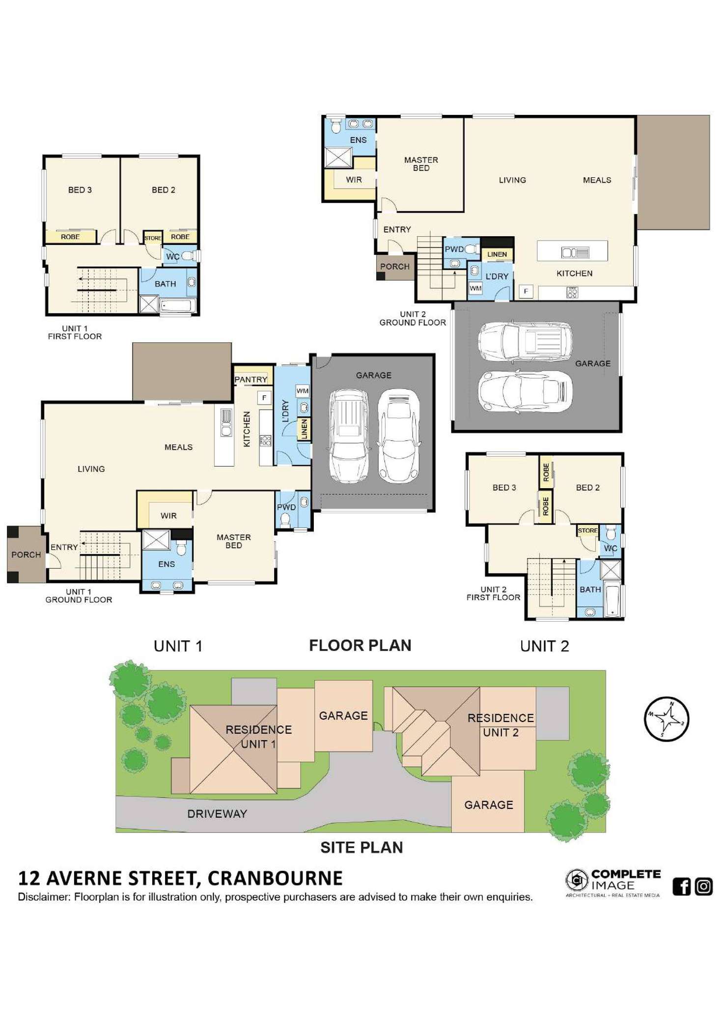 Floorplan of Homely residentialLand listing, 12 Averne Street, Cranbourne VIC 3977