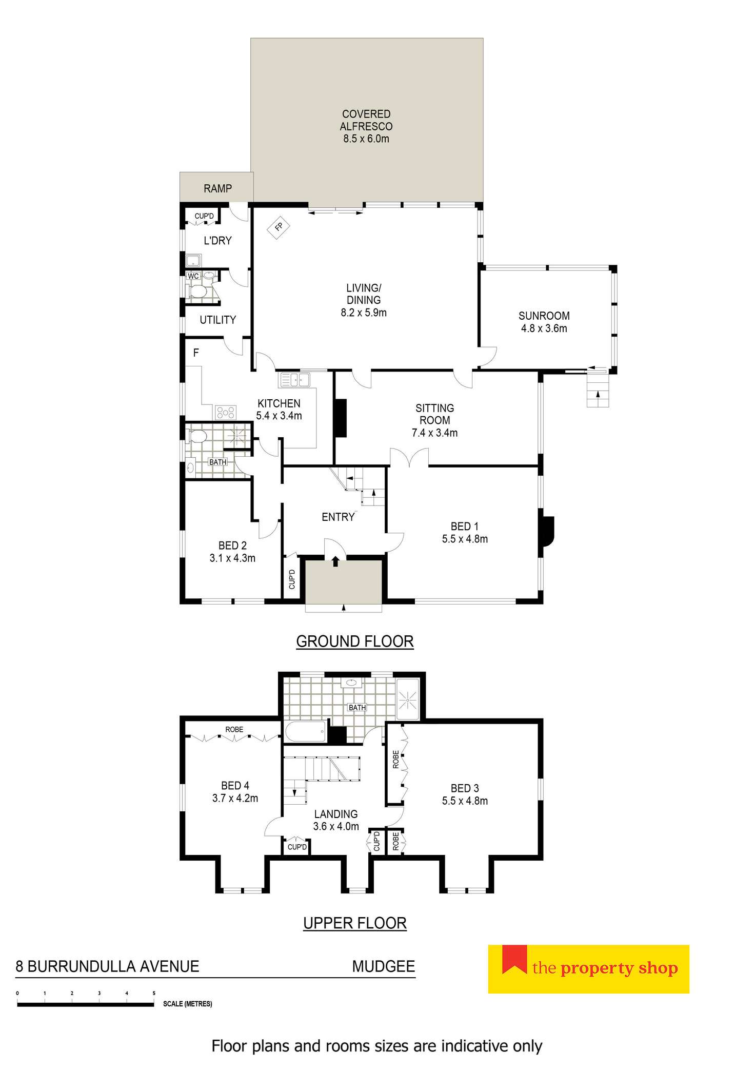 Floorplan of Homely house listing, 8 Burrundulla Avenue, Mudgee NSW 2850