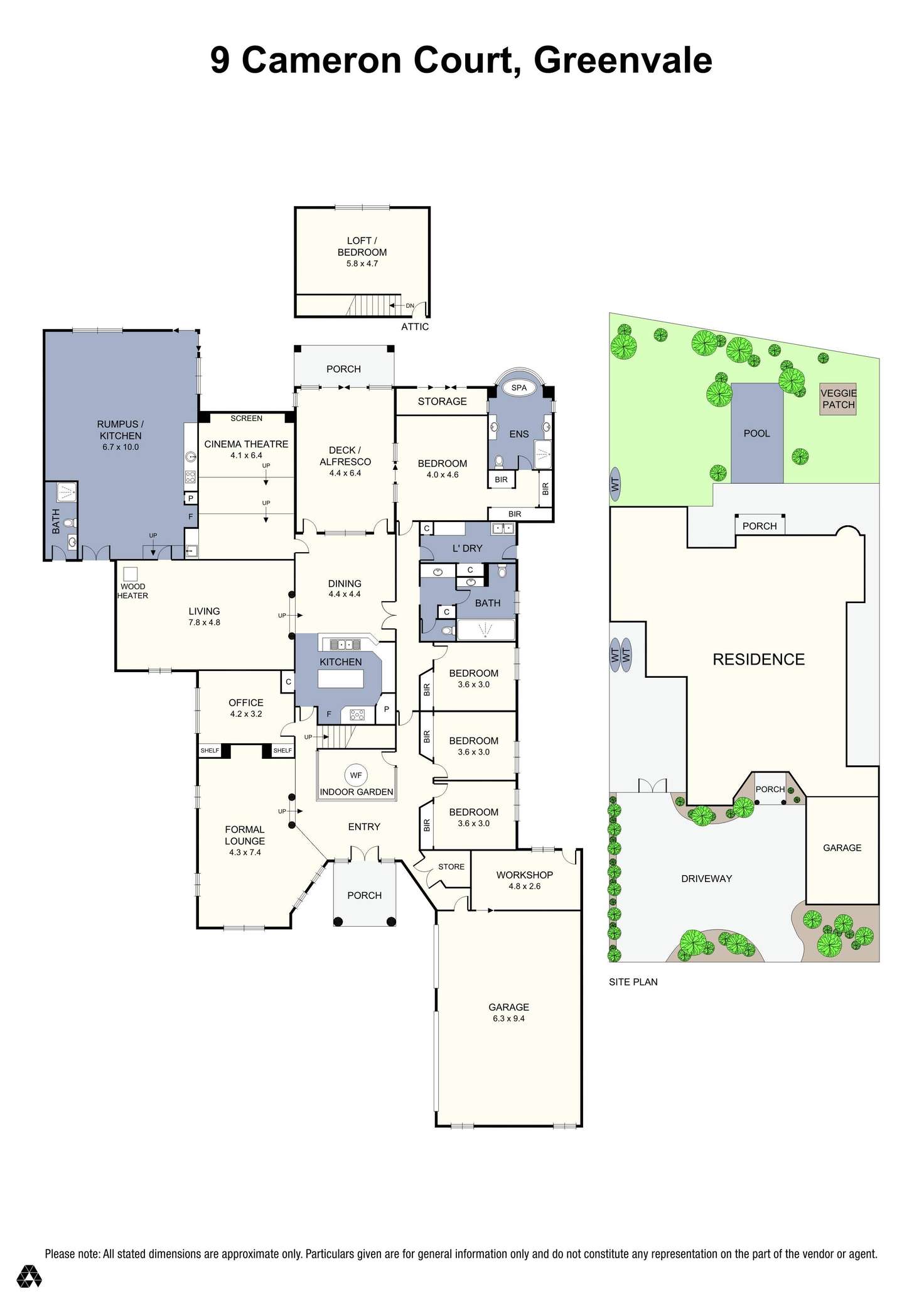 Floorplan of Homely house listing, 9 Cameron Court, Greenvale VIC 3059