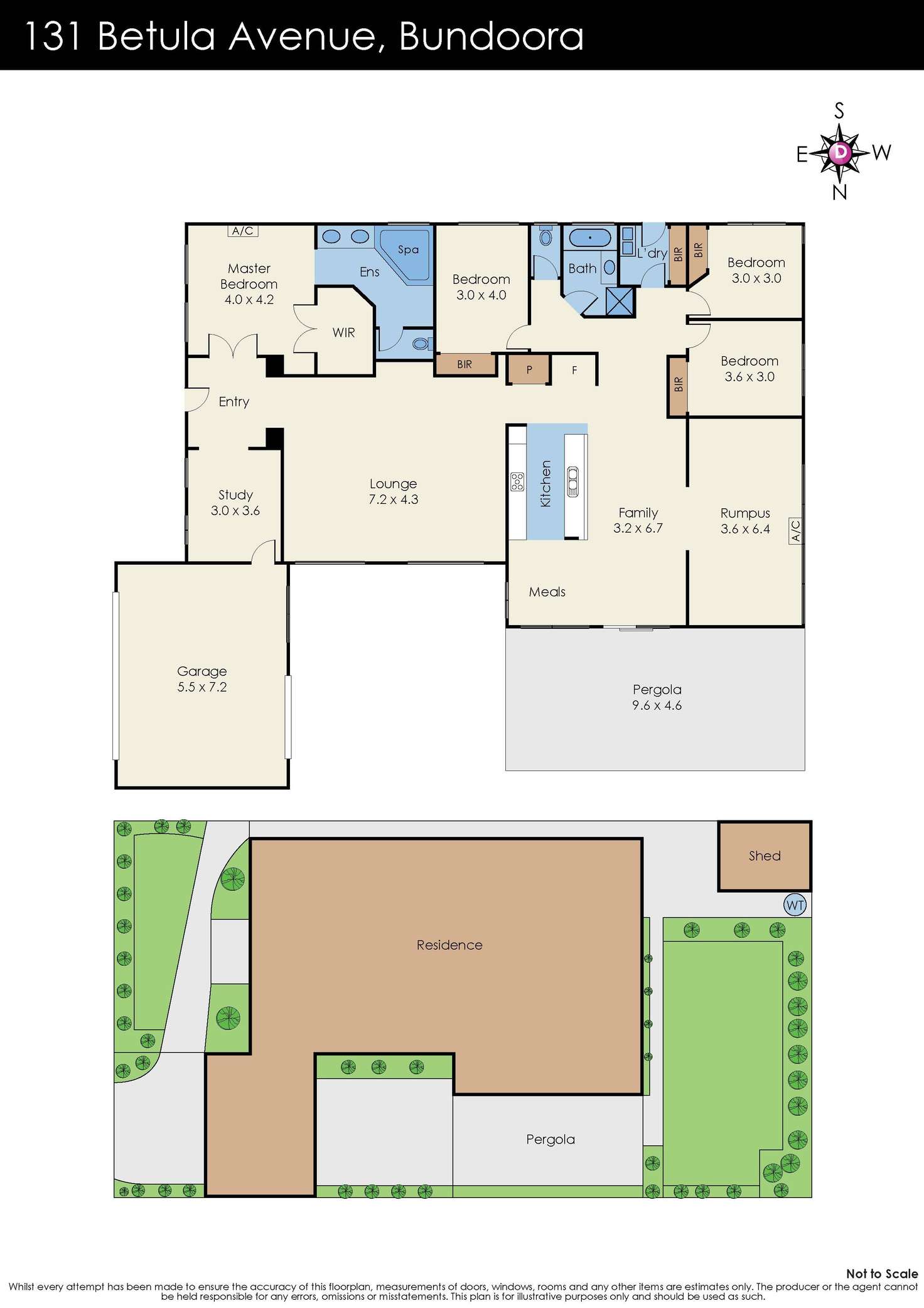 Floorplan of Homely house listing, 131 Betula Avenue, Bundoora VIC 3083