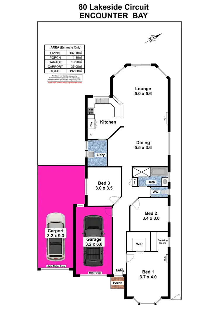 Floorplan of Homely house listing, 80 Lakeside Circuit, Encounter Bay SA 5211