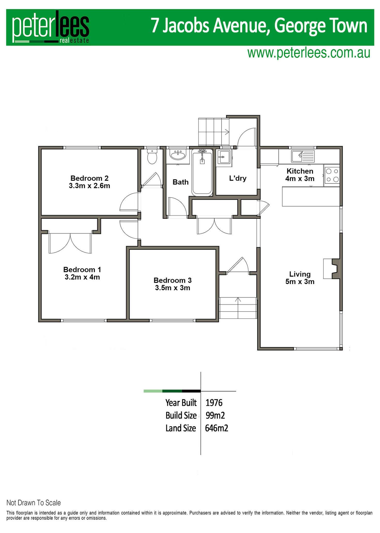 Floorplan of Homely house listing, 7 Jacobs Avenue, George Town TAS 7253
