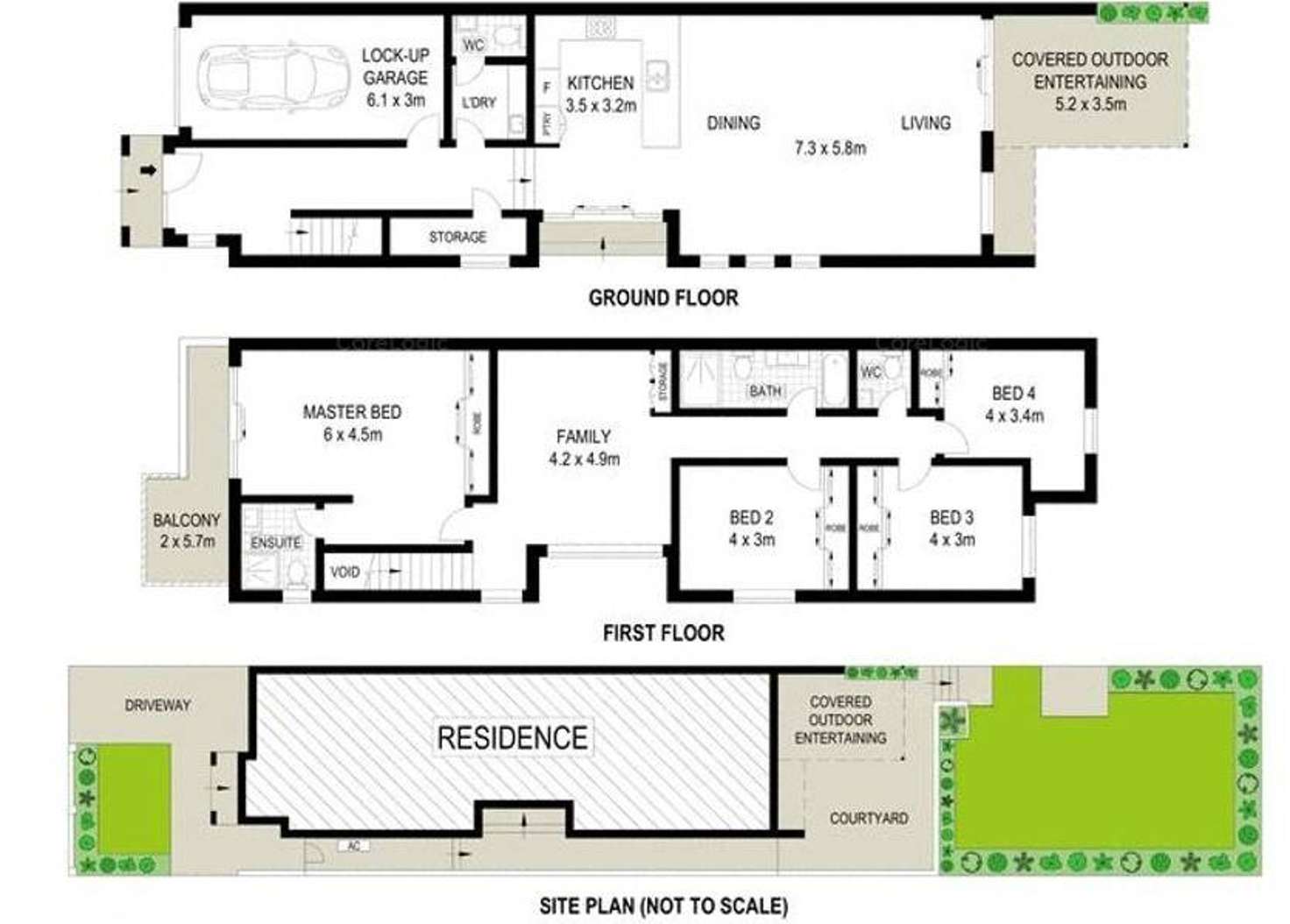 Floorplan of Homely semiDetached listing, 17A Lexington Avenue, Eastwood NSW 2122