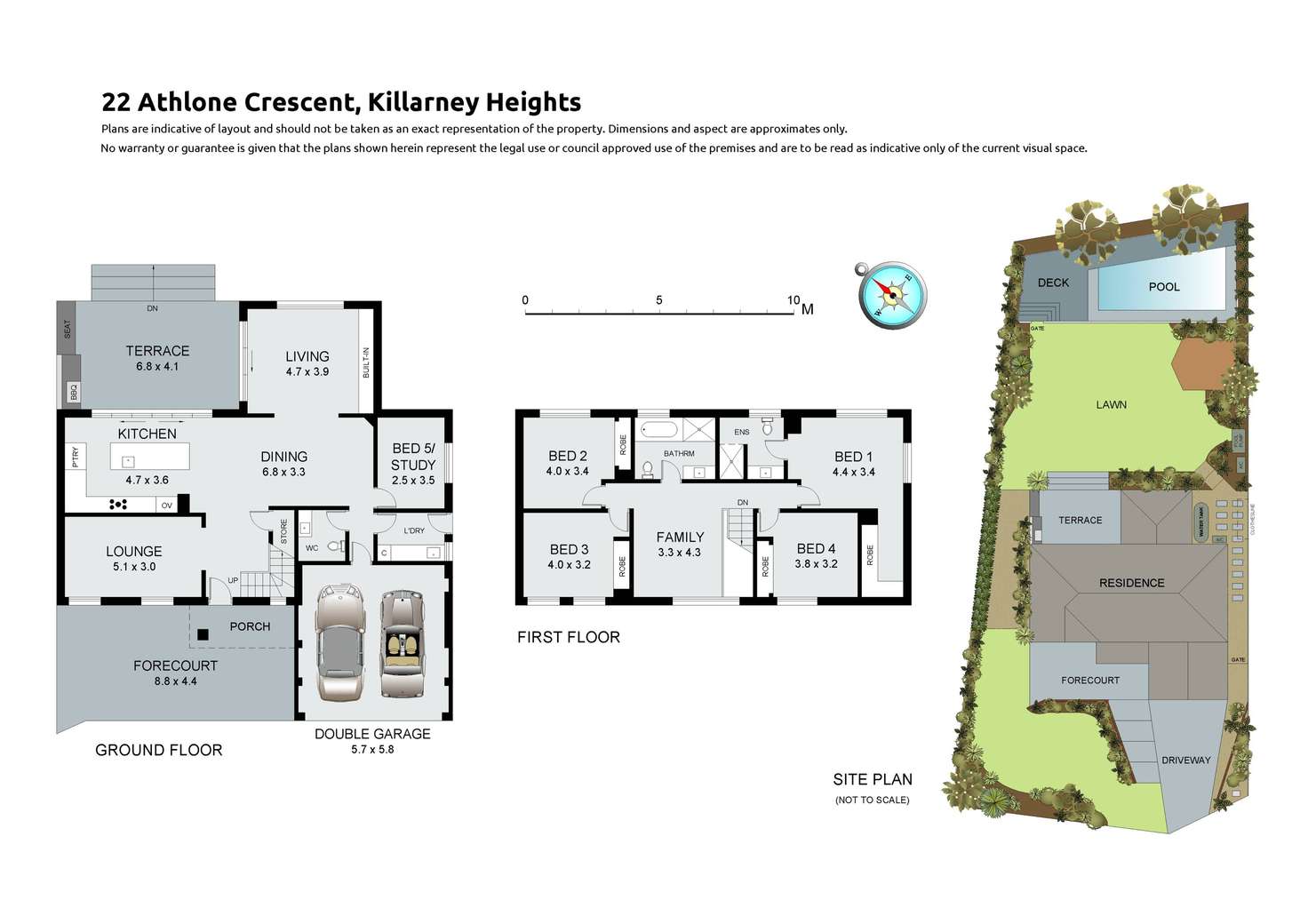 Floorplan of Homely house listing, 22 Athlone Crescent, Killarney Heights NSW 2087