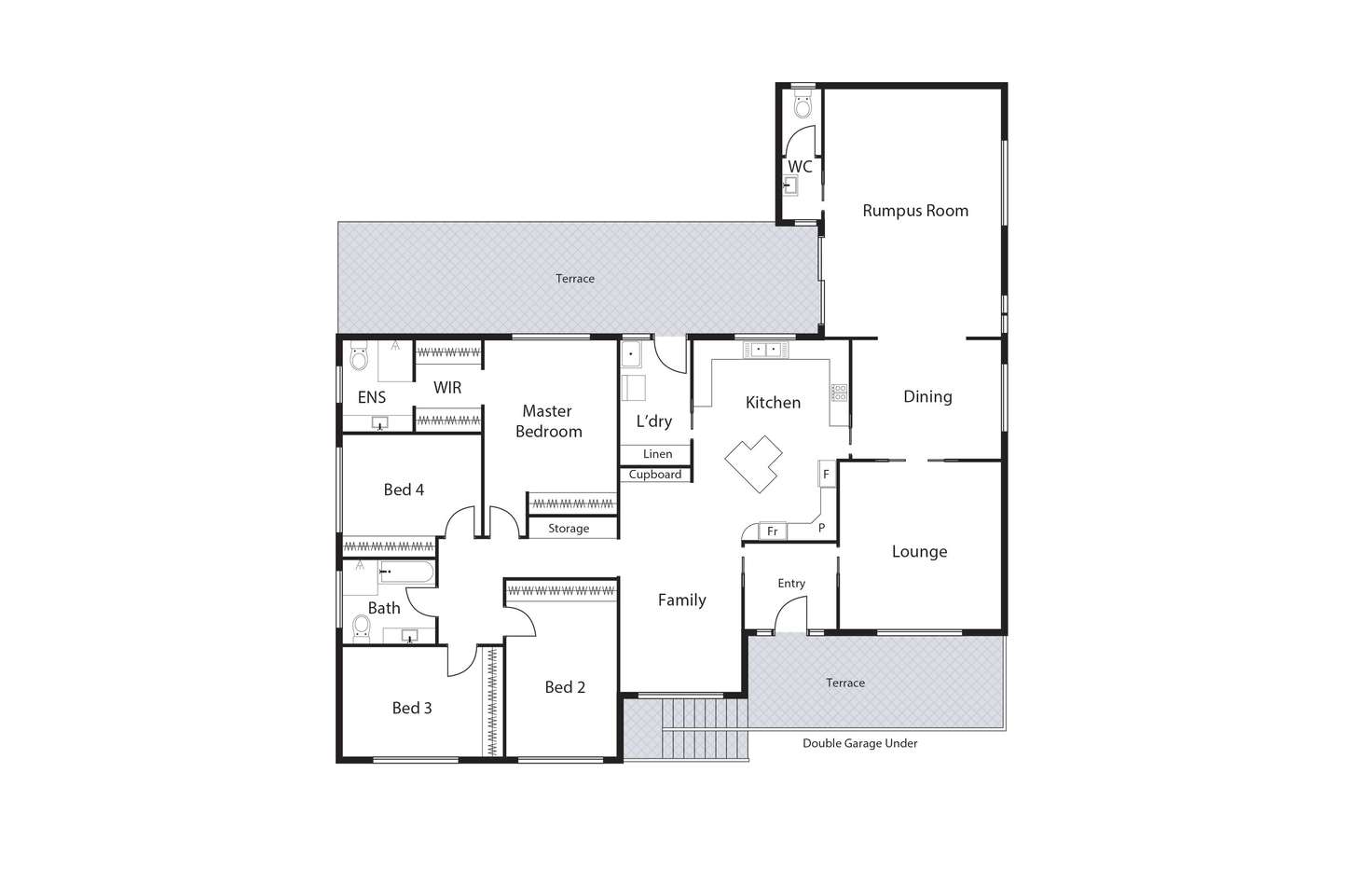 Floorplan of Homely house listing, 5 Faulkner Place, Chapman ACT 2611