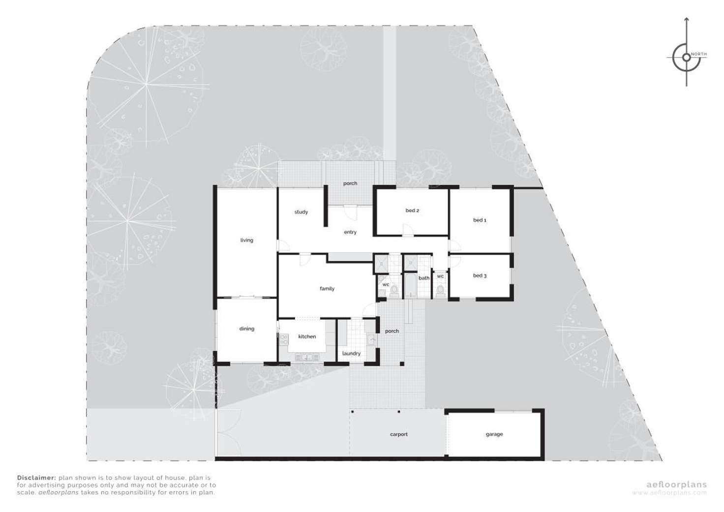 Floorplan of Homely house listing, 2 Wisdom Place, Hughes ACT 2605