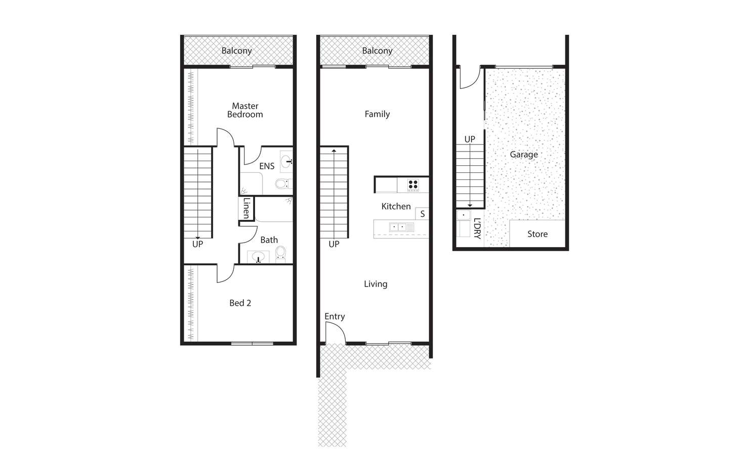 Floorplan of Homely townhouse listing, 71/41 Philip Hodgins Street, Wright ACT 2611