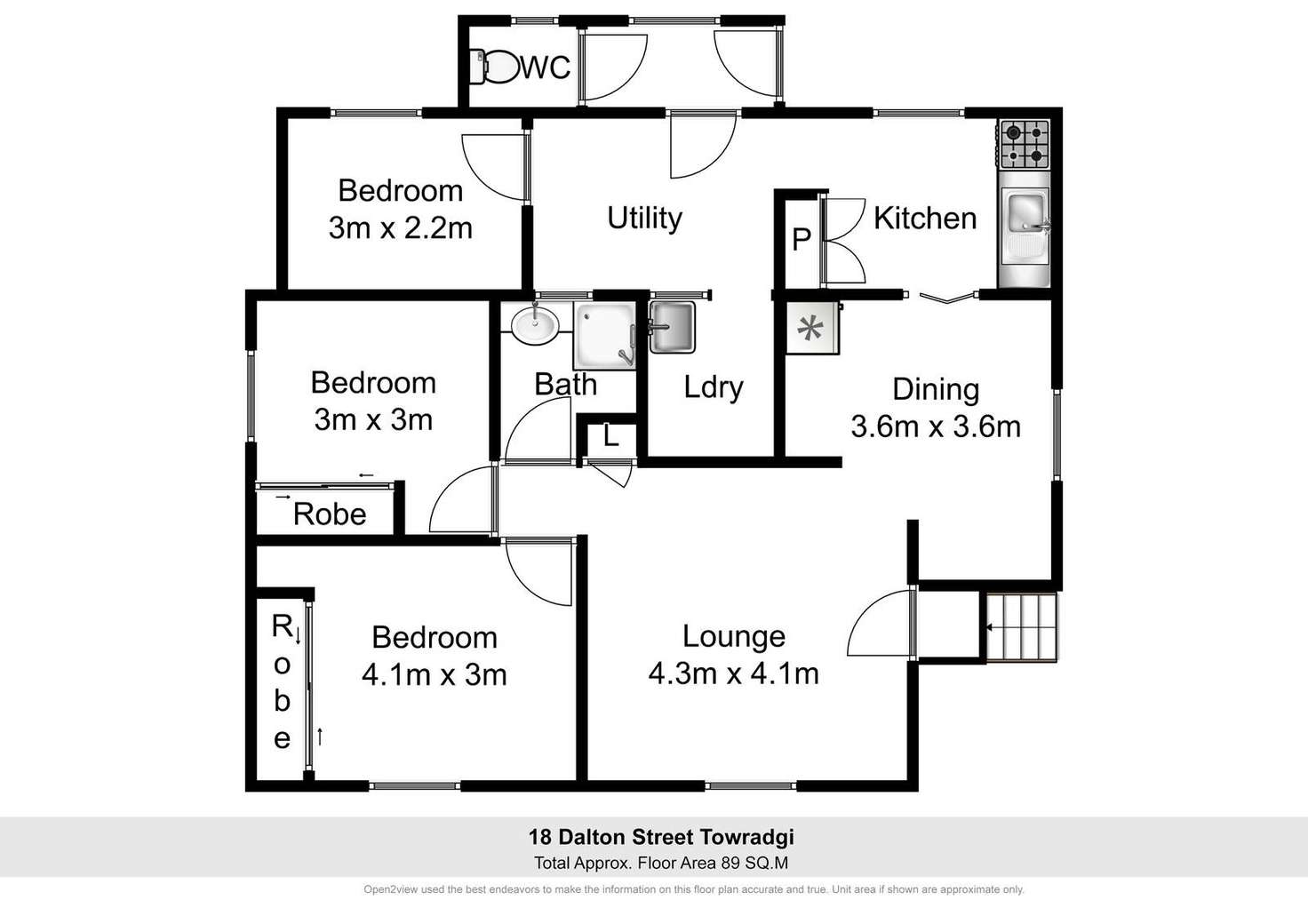 Floorplan of Homely house listing, 18 Dalton Street, Towradgi NSW 2518