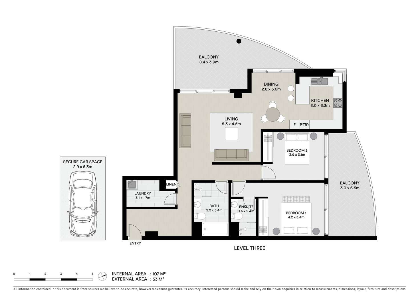 Floorplan of Homely apartment listing, 306/1 Torrens Avenue, The Entrance NSW 2261