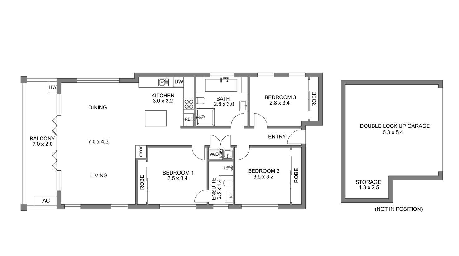 Floorplan of Homely apartment listing, 33 Kensington Road, Kensington NSW 2033