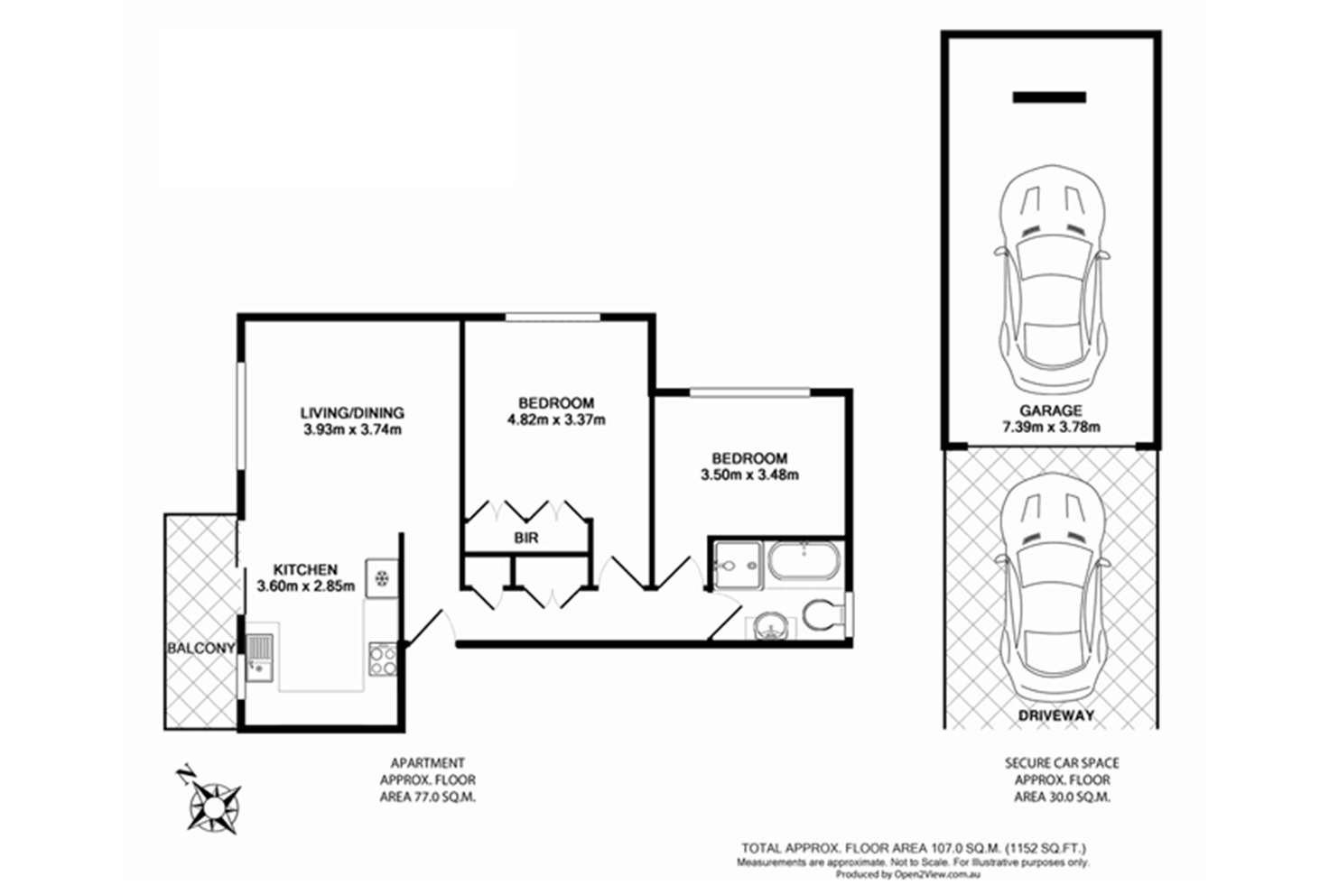 Floorplan of Homely apartment listing, 8/1 Hayden Place, Botany NSW 2019