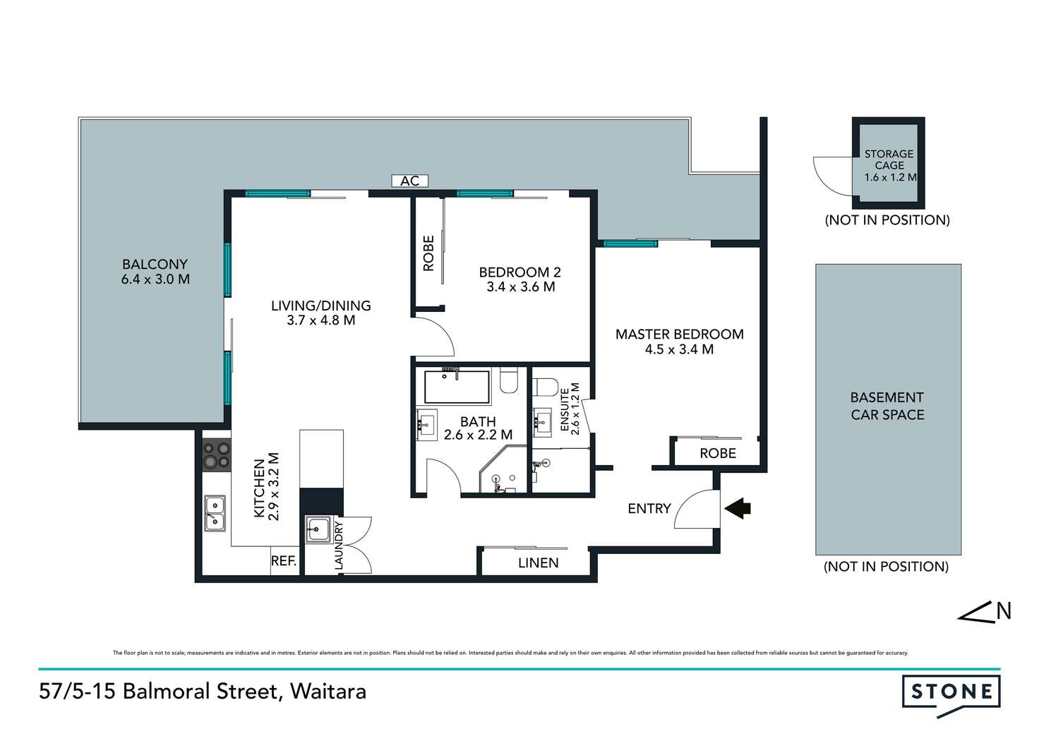 Floorplan of Homely apartment listing, 57/5-15 Balmoral Street, Waitara NSW 2077