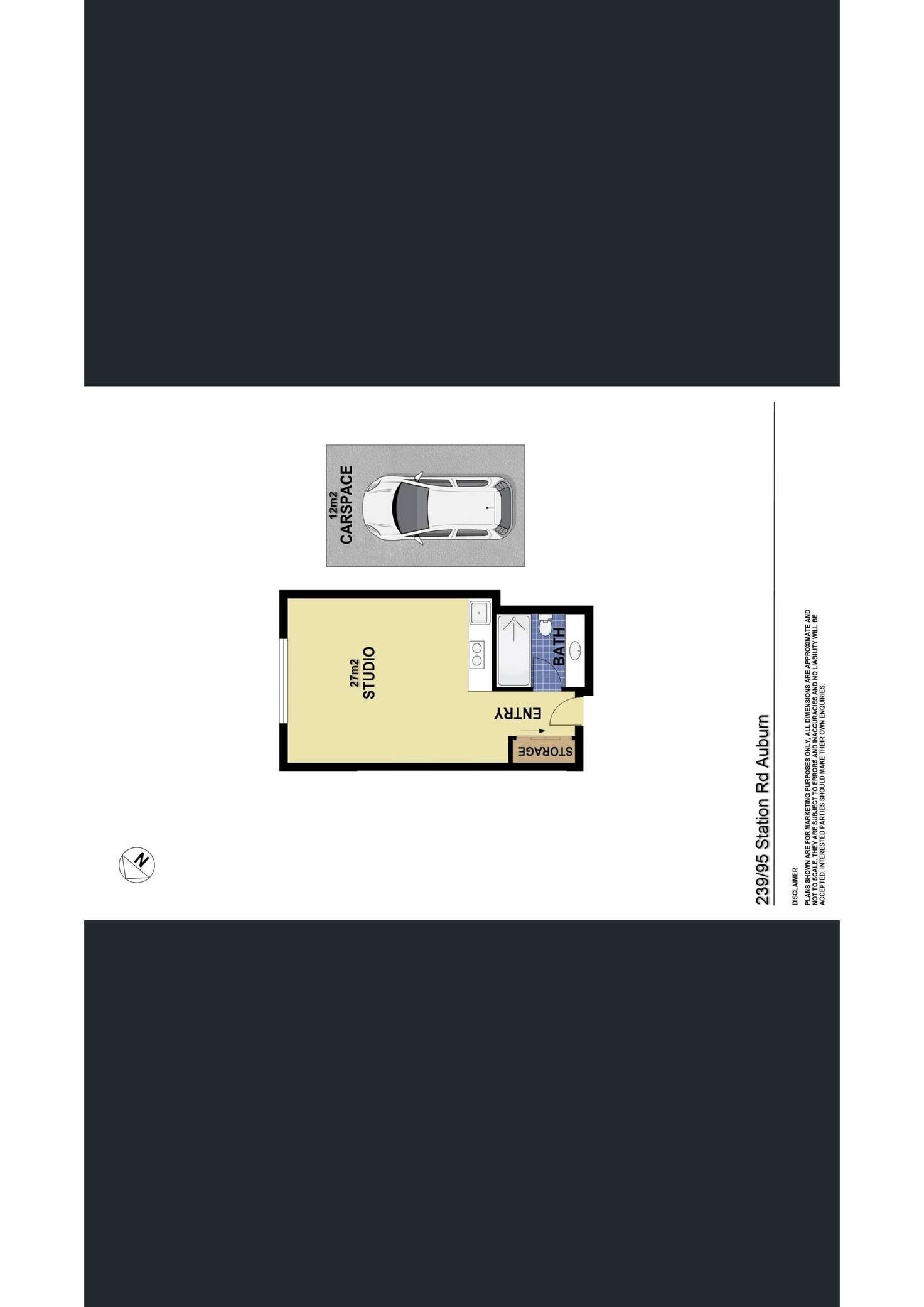 Floorplan of Homely unit listing, 239/95 Station Road, Auburn NSW 2144