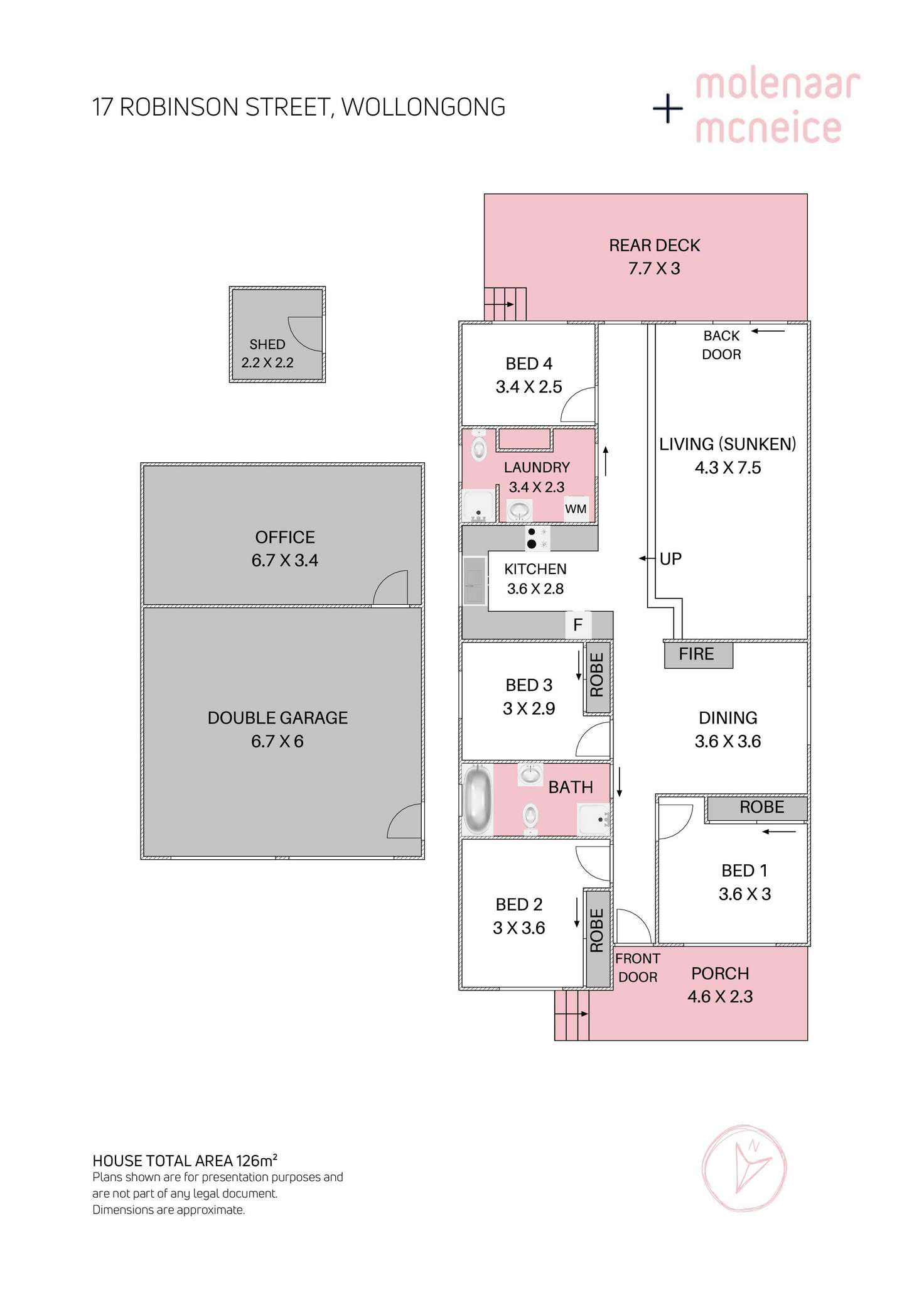 Floorplan of Homely house listing, 17 Robinson Street, Wollongong NSW 2500