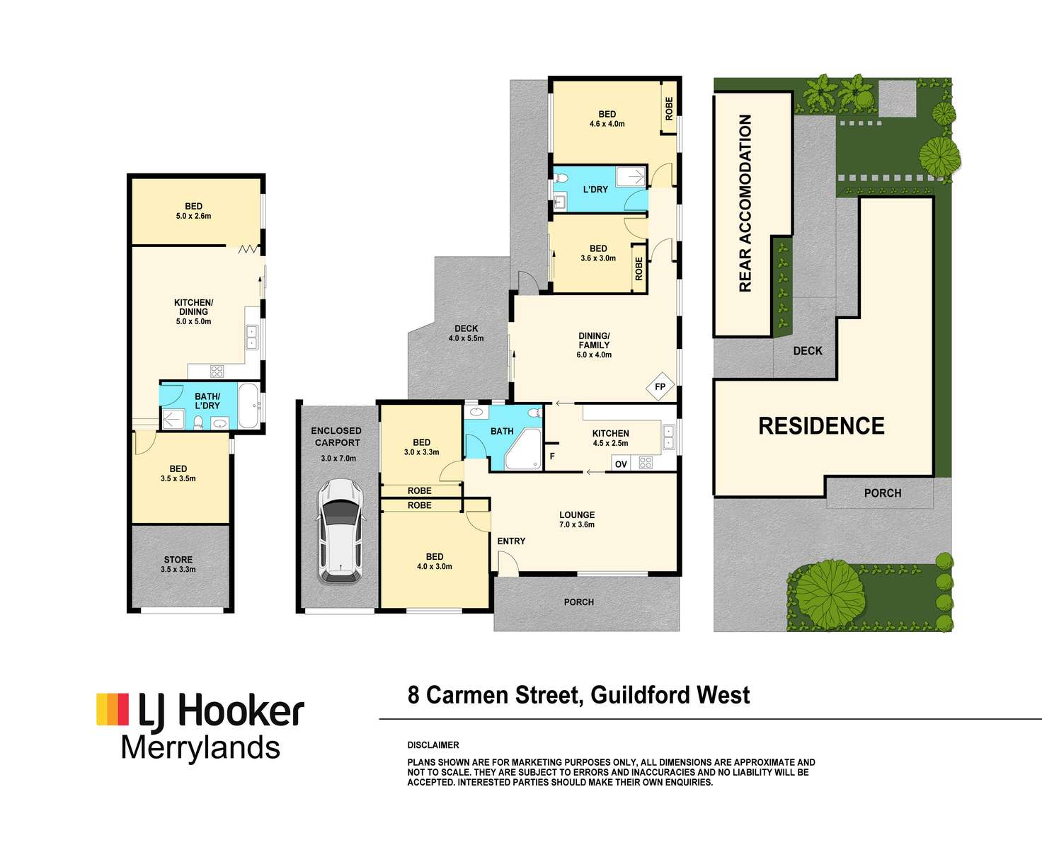 Floorplan of Homely house listing, 8 Carmen Street, Guildford NSW 2161