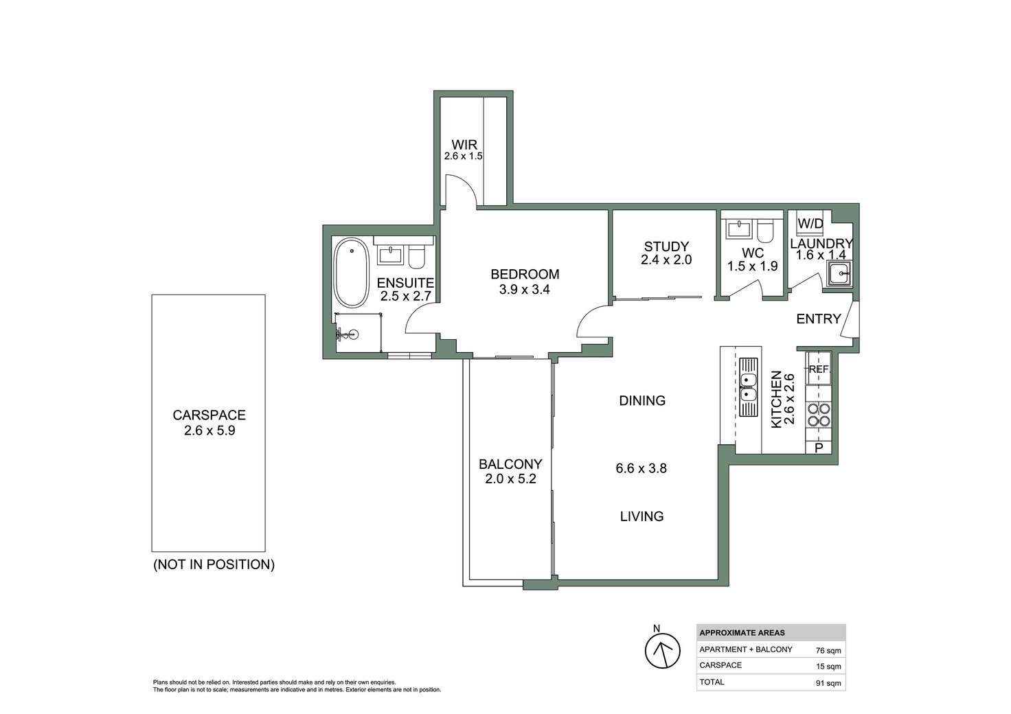 Floorplan of Homely apartment listing, 363/132-138 Killeaton Street, St Ives NSW 2075