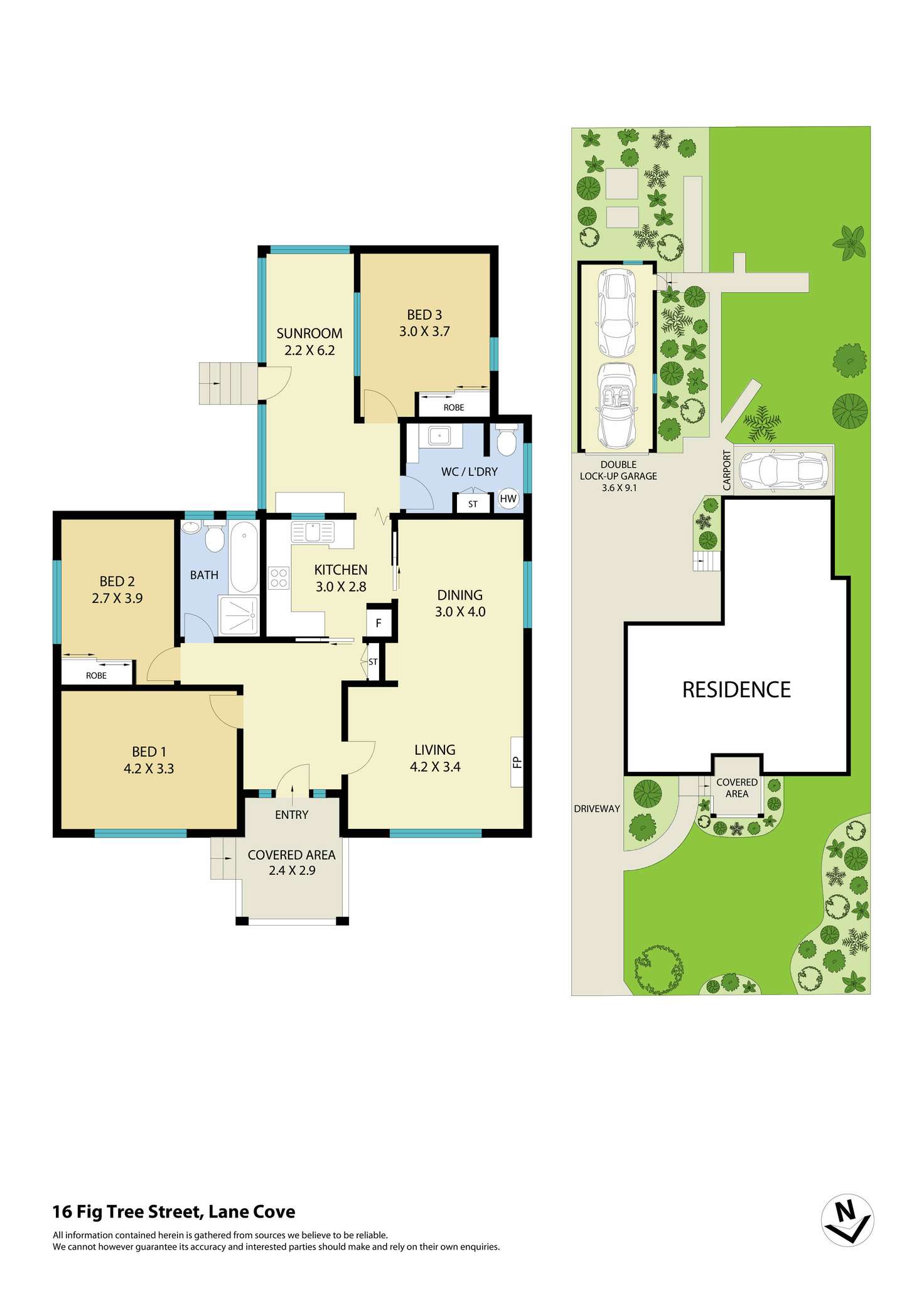 Floorplan of Homely house listing, 16 Fig Tree Street, Lane Cove NSW 2066