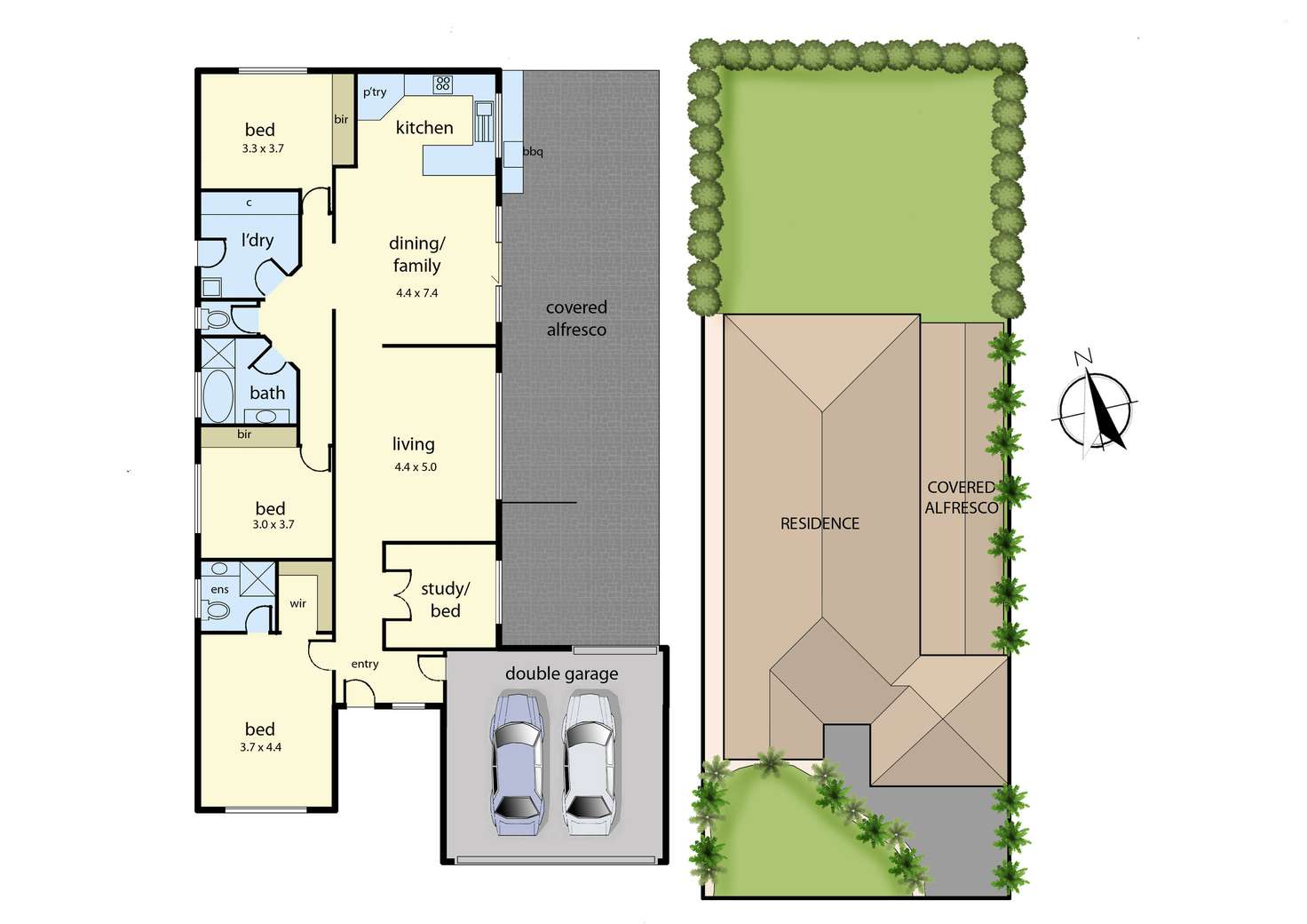 Floorplan of Homely house listing, 18 Shaftsbury Avenue, Berwick VIC 3806