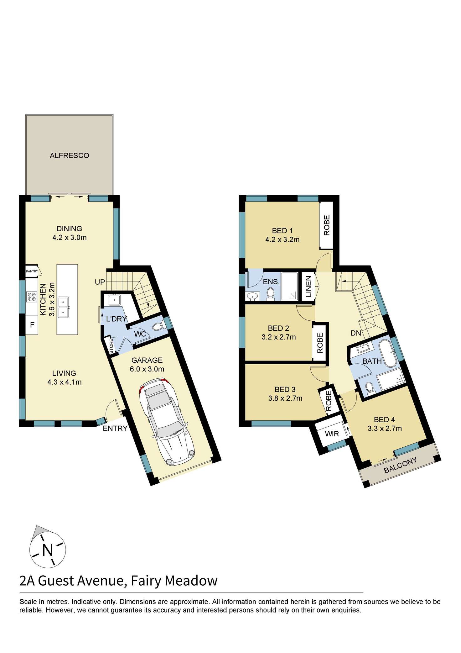 Floorplan of Homely house listing, 2A Guest Avenue, Fairy Meadow NSW 2519