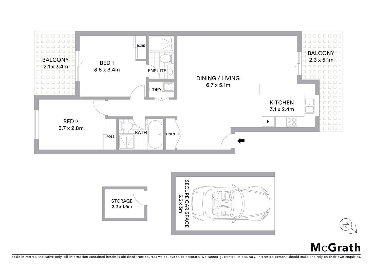 Floorplan of Homely unit listing, 19/20 Briens Road, Northmead NSW 2152