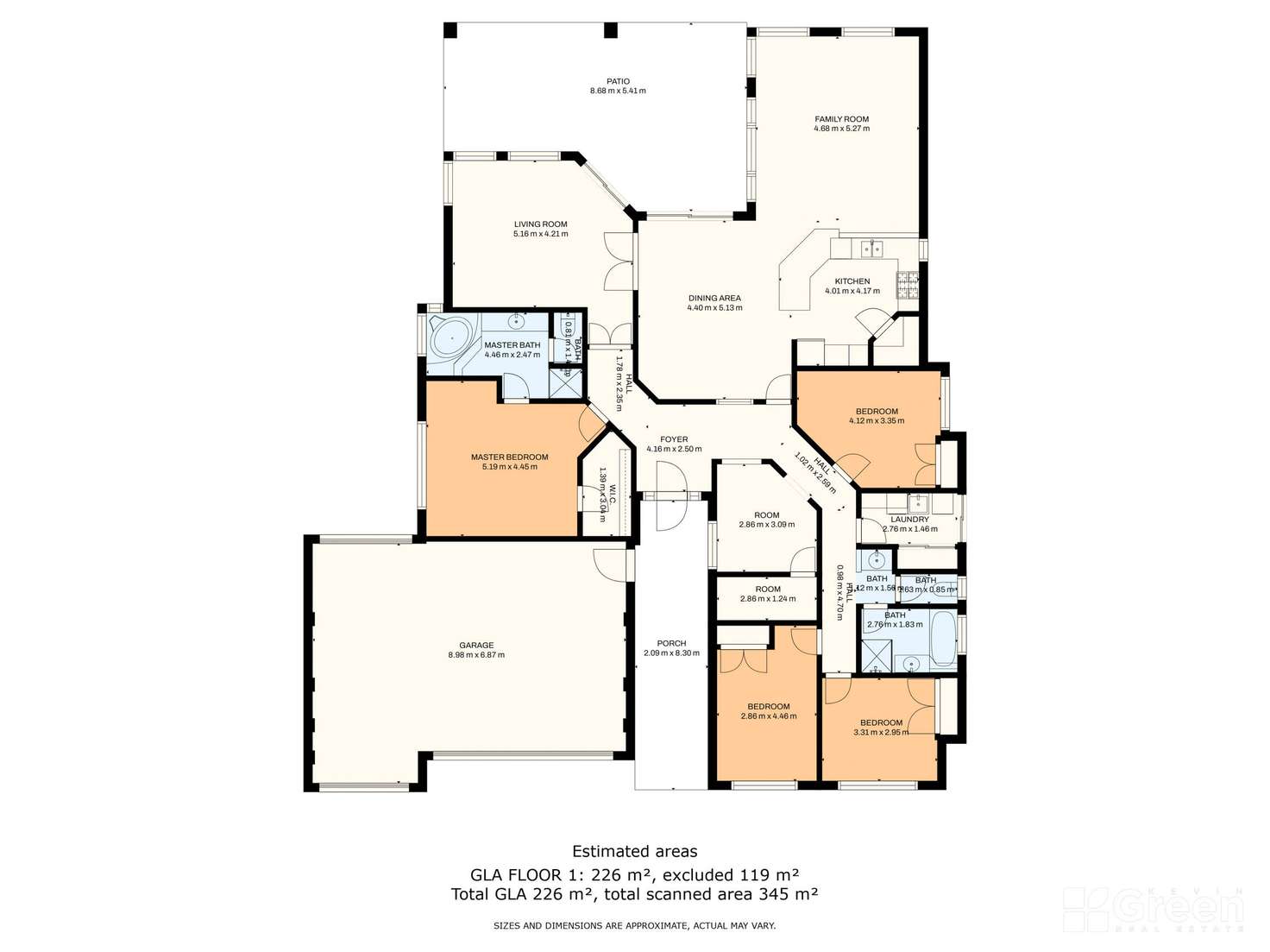 Floorplan of Homely house listing, 13 Meckering Turn, Dawesville WA 6211