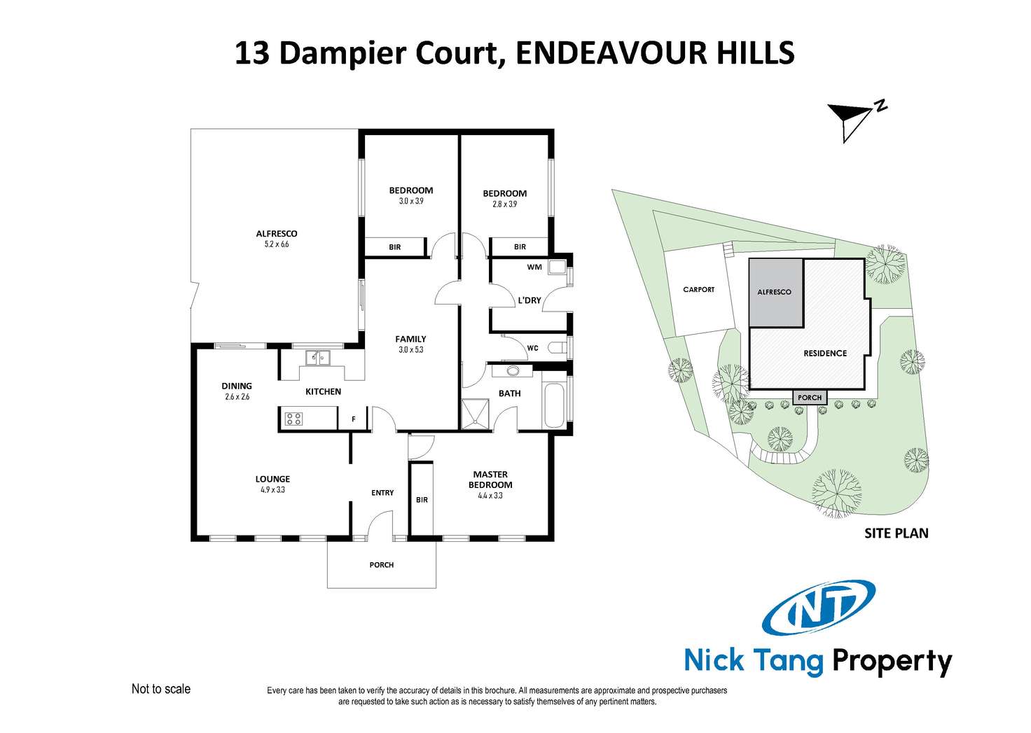 Floorplan of Homely house listing, 13 Dampier Court, Endeavour Hills VIC 3802