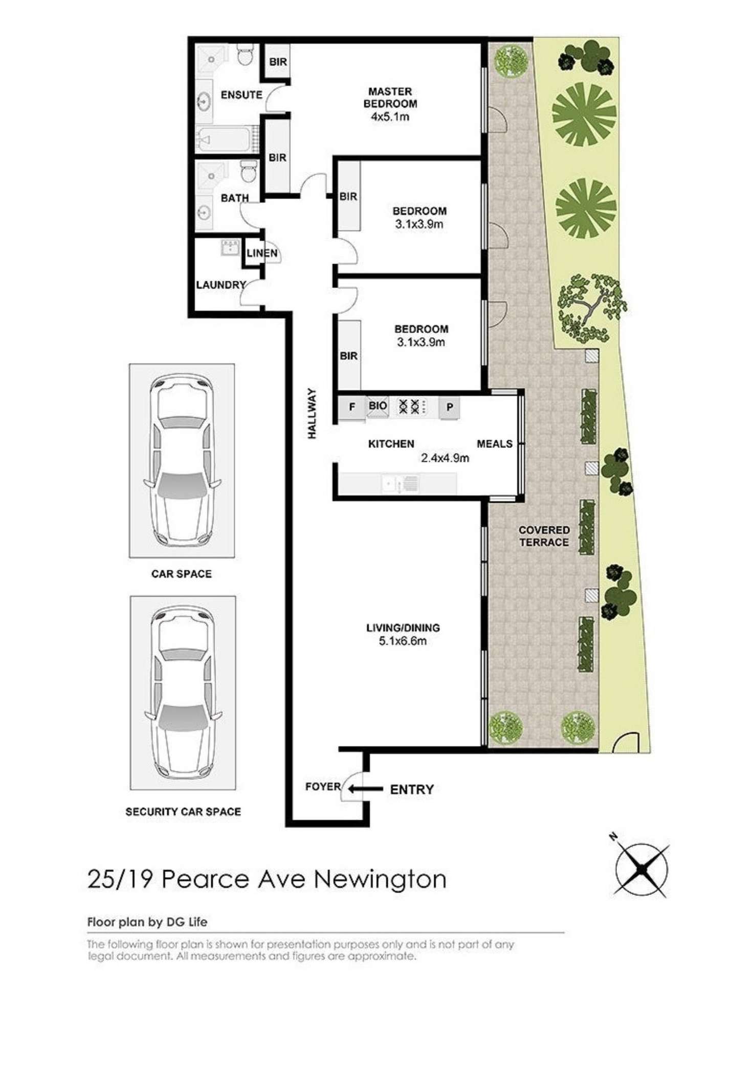 Floorplan of Homely apartment listing, 25/17 Pearce Avenue, Newington NSW 2127