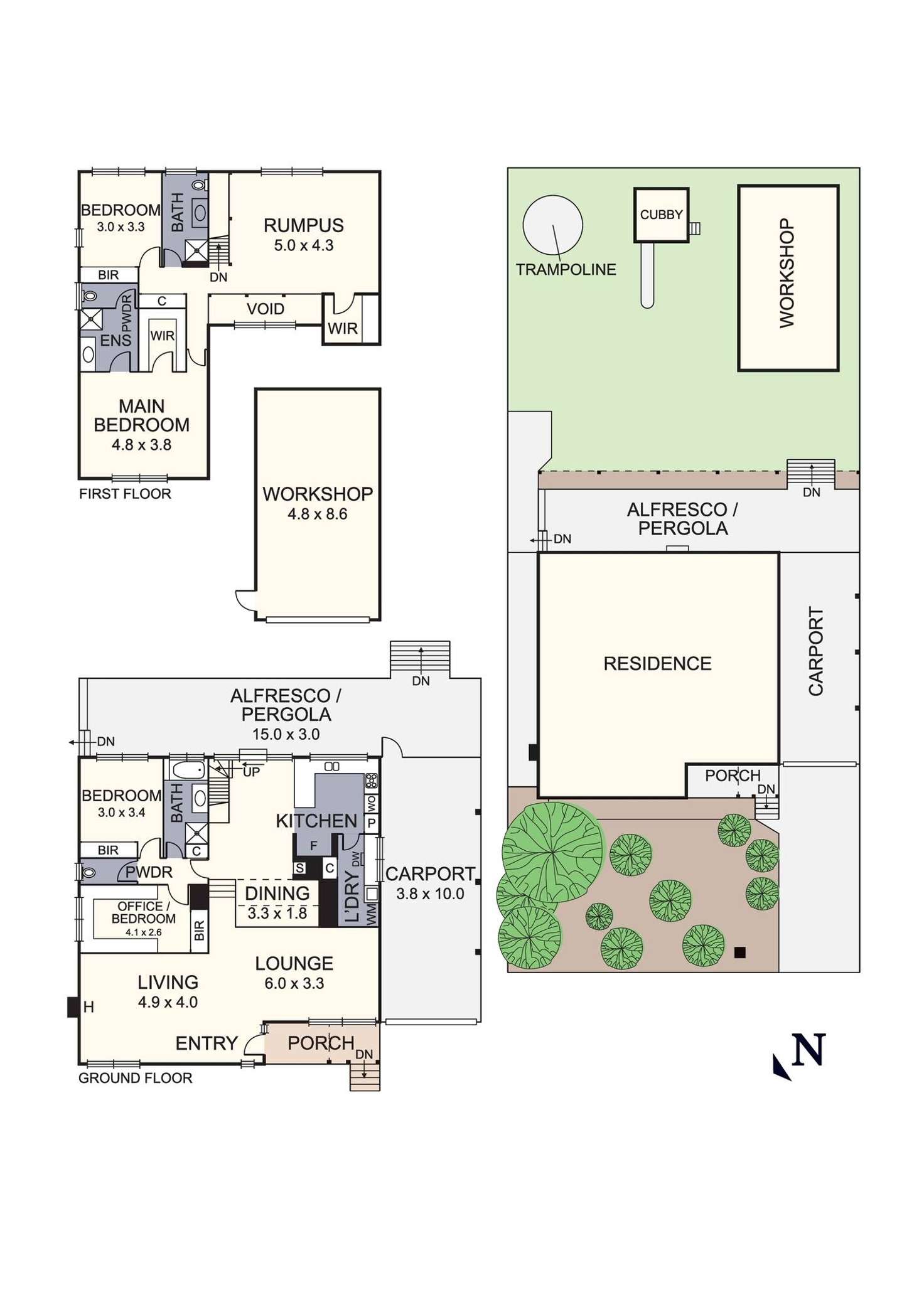 Floorplan of Homely house listing, 24 Hillingdon Dve, Diamond Creek VIC 3089