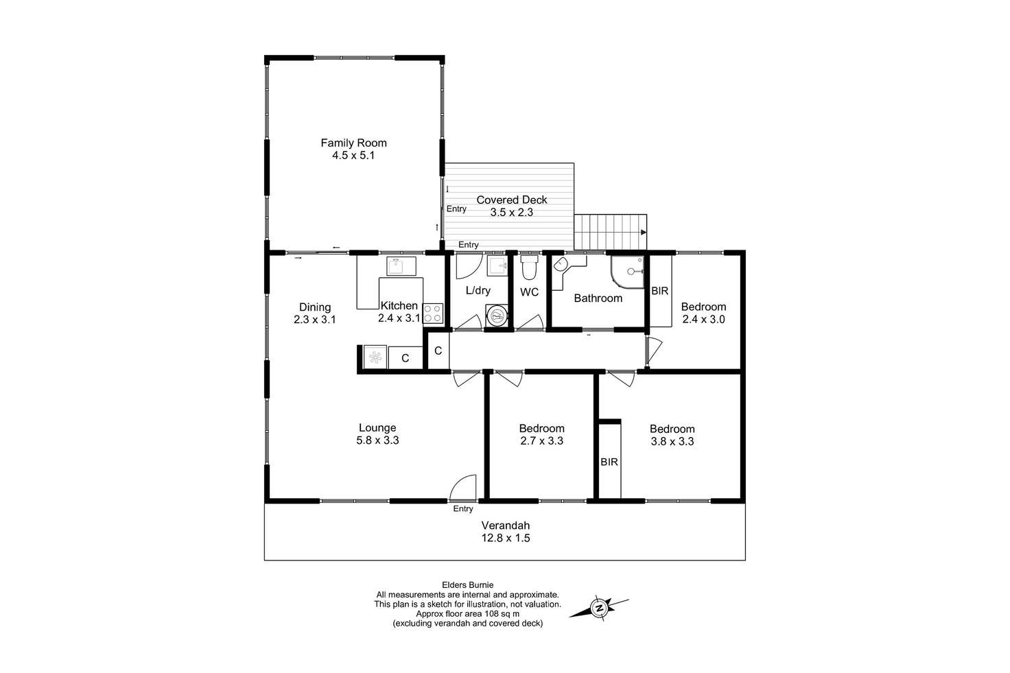 Floorplan of Homely house listing, 44 Chanel Street North, Park Grove TAS 7320