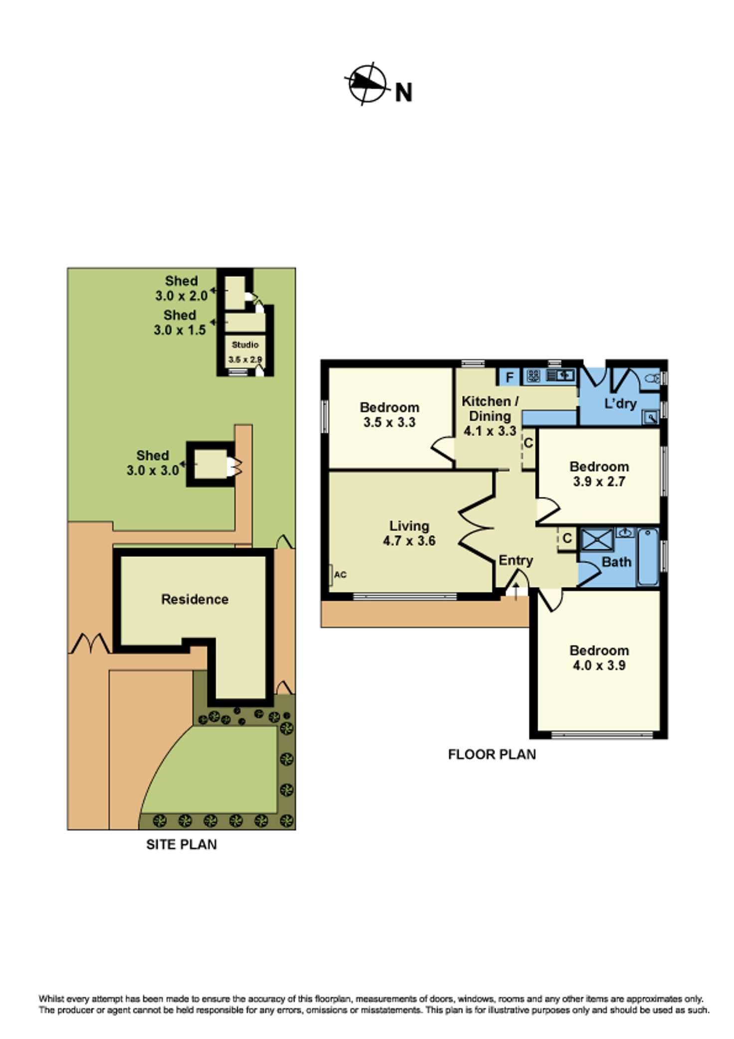 Floorplan of Homely house listing, 35 Salmond Street, Deer Park VIC 3023