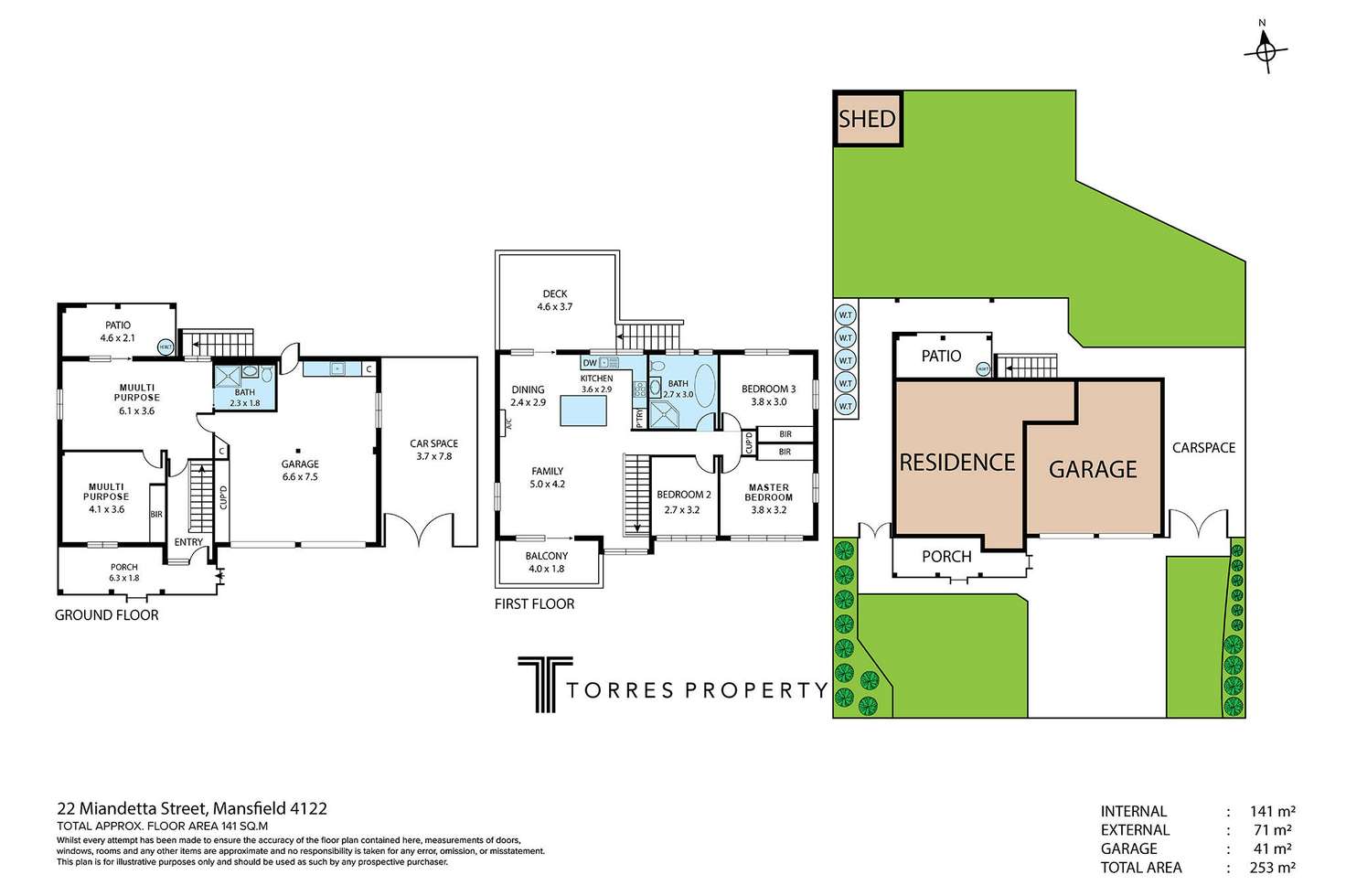 Floorplan of Homely house listing, 22 Miandetta Street, Mansfield QLD 4122
