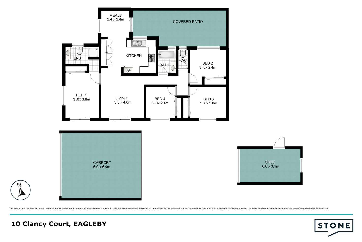 Floorplan of Homely house listing, 10 Clancy Court, Eagleby QLD 4207