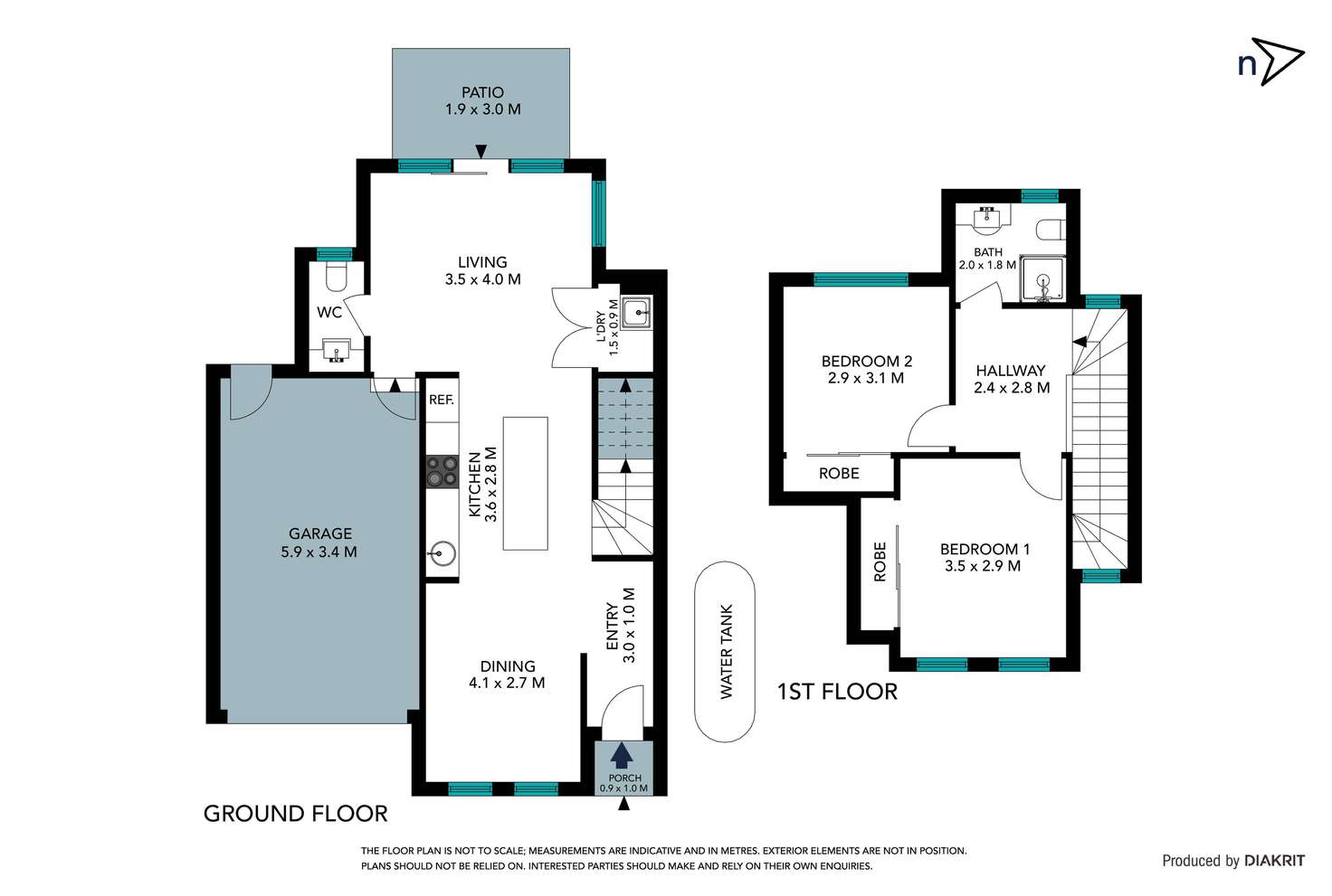 Floorplan of Homely unit listing, 8/27-29 Miranda Road, Reservoir VIC 3073