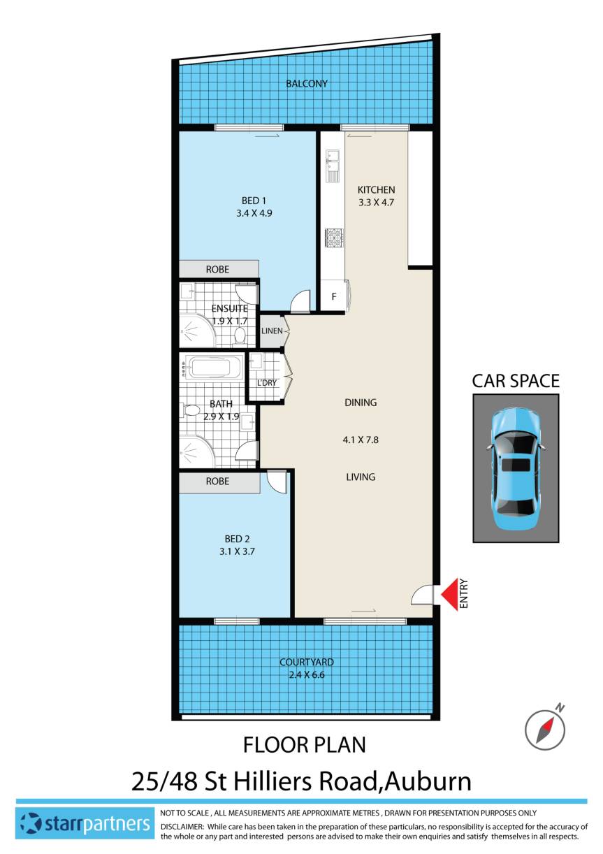 Floorplan of Homely unit listing, 25/48-52 St Hilliers Road, Auburn NSW 2144