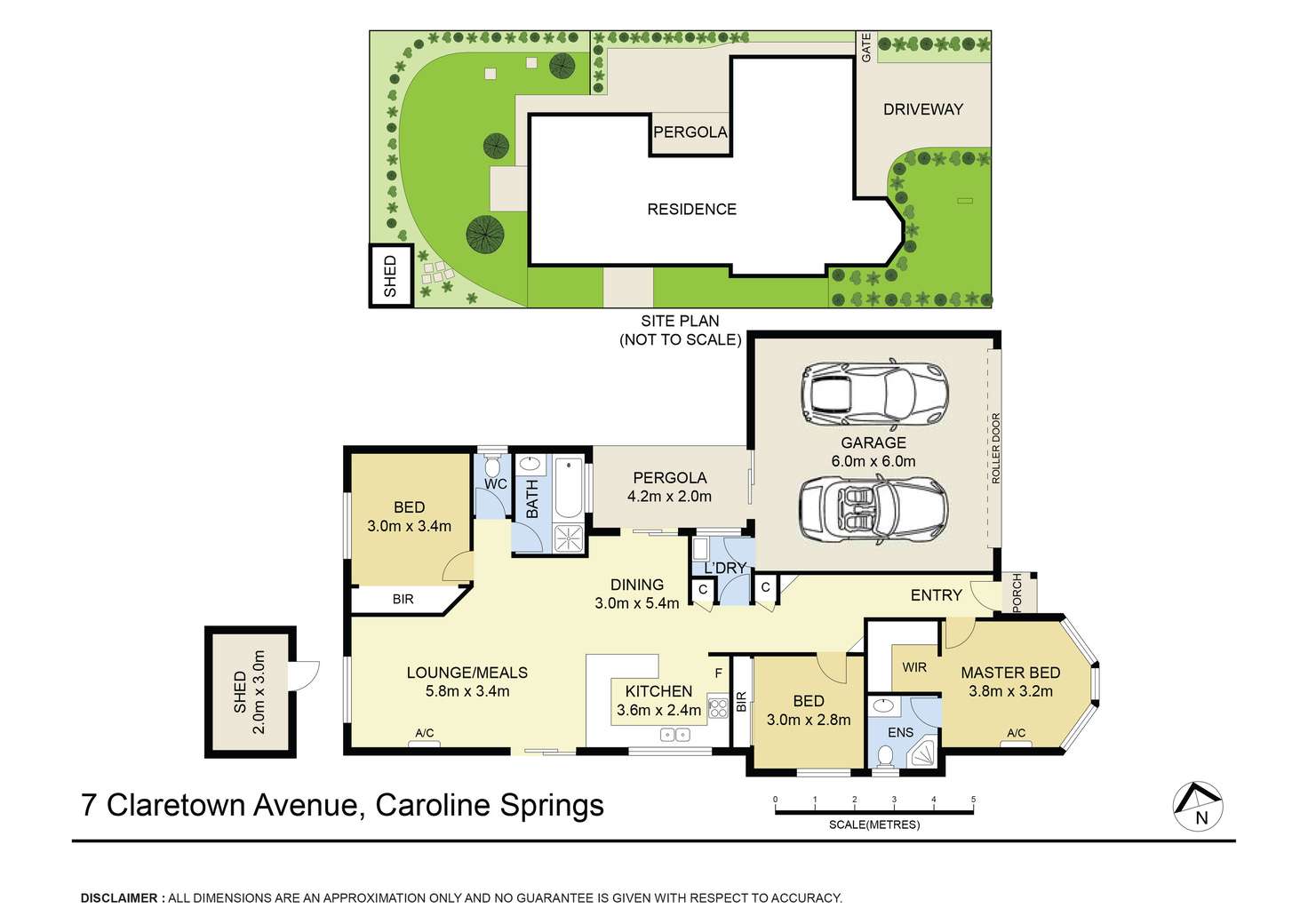 Floorplan of Homely house listing, 7 Claretown Avenue, Caroline Springs VIC 3023