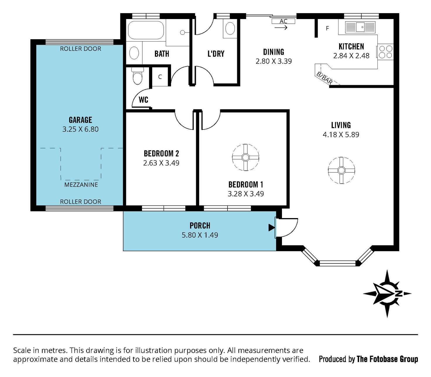 Floorplan of Homely unit listing, 5/12 Lana Street, Reynella SA 5161