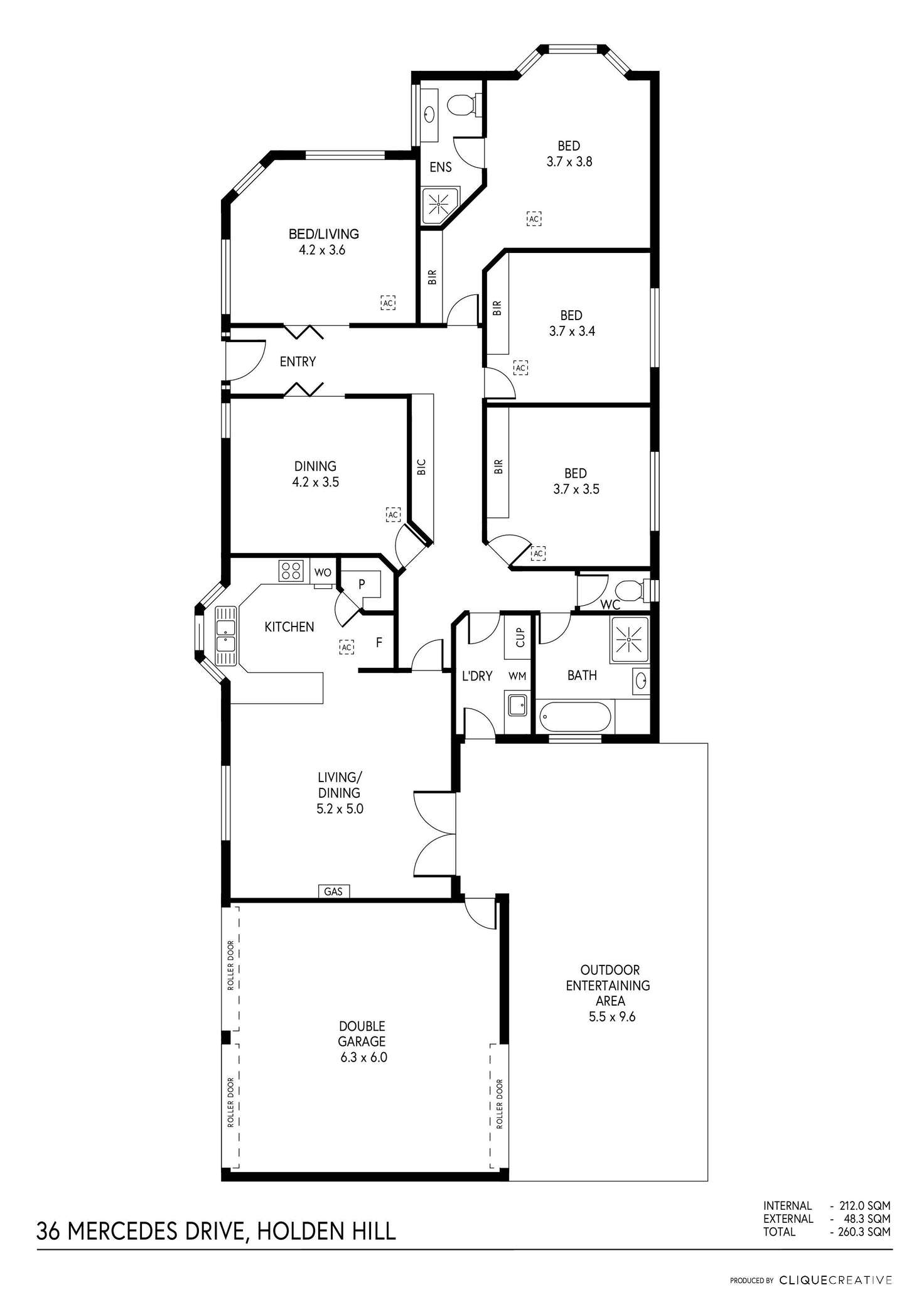 Floorplan of Homely house listing, 36 Mercedes Drive, Holden Hill SA 5088