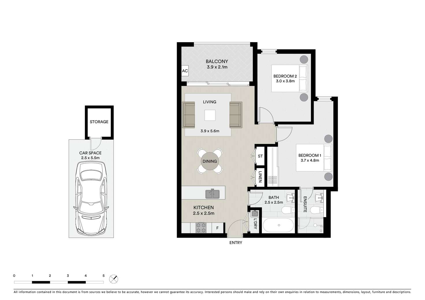 Floorplan of Homely apartment listing, 106/1B Pearl Street, Hurstville NSW 2220