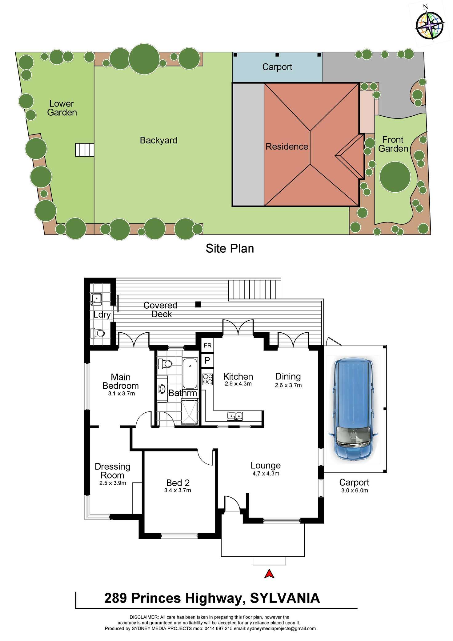 Floorplan of Homely house listing, 289 Princes Highway, Sylvania NSW 2224
