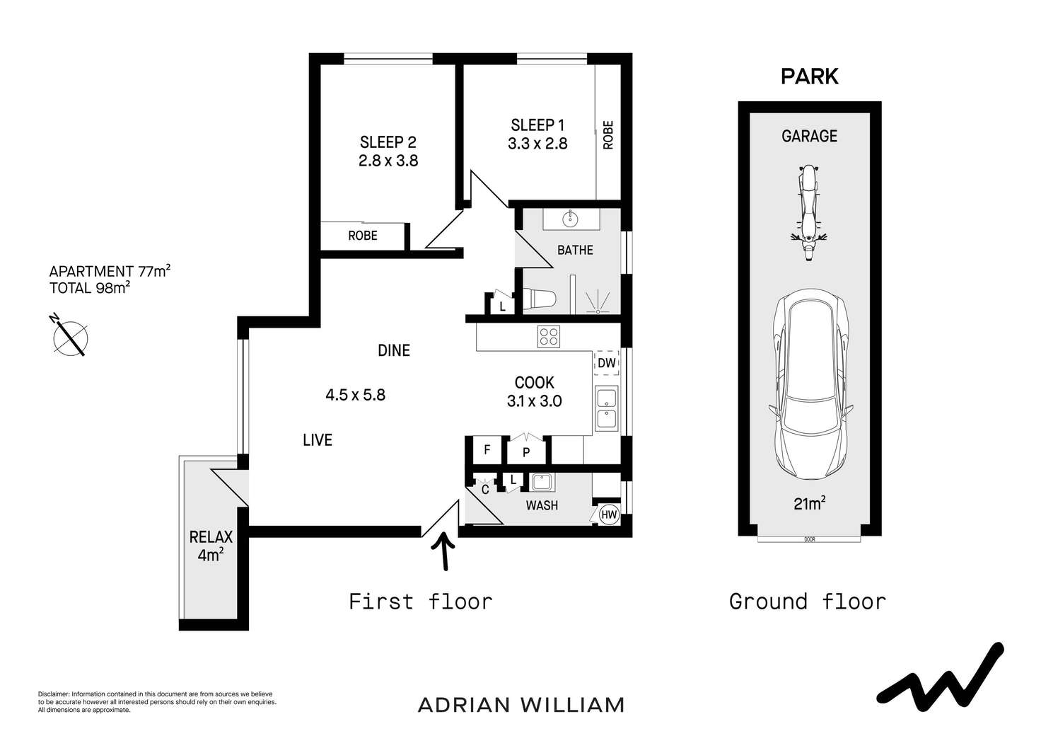 Floorplan of Homely apartment listing, 5/264 New Canterbury Road, Lewisham NSW 2049