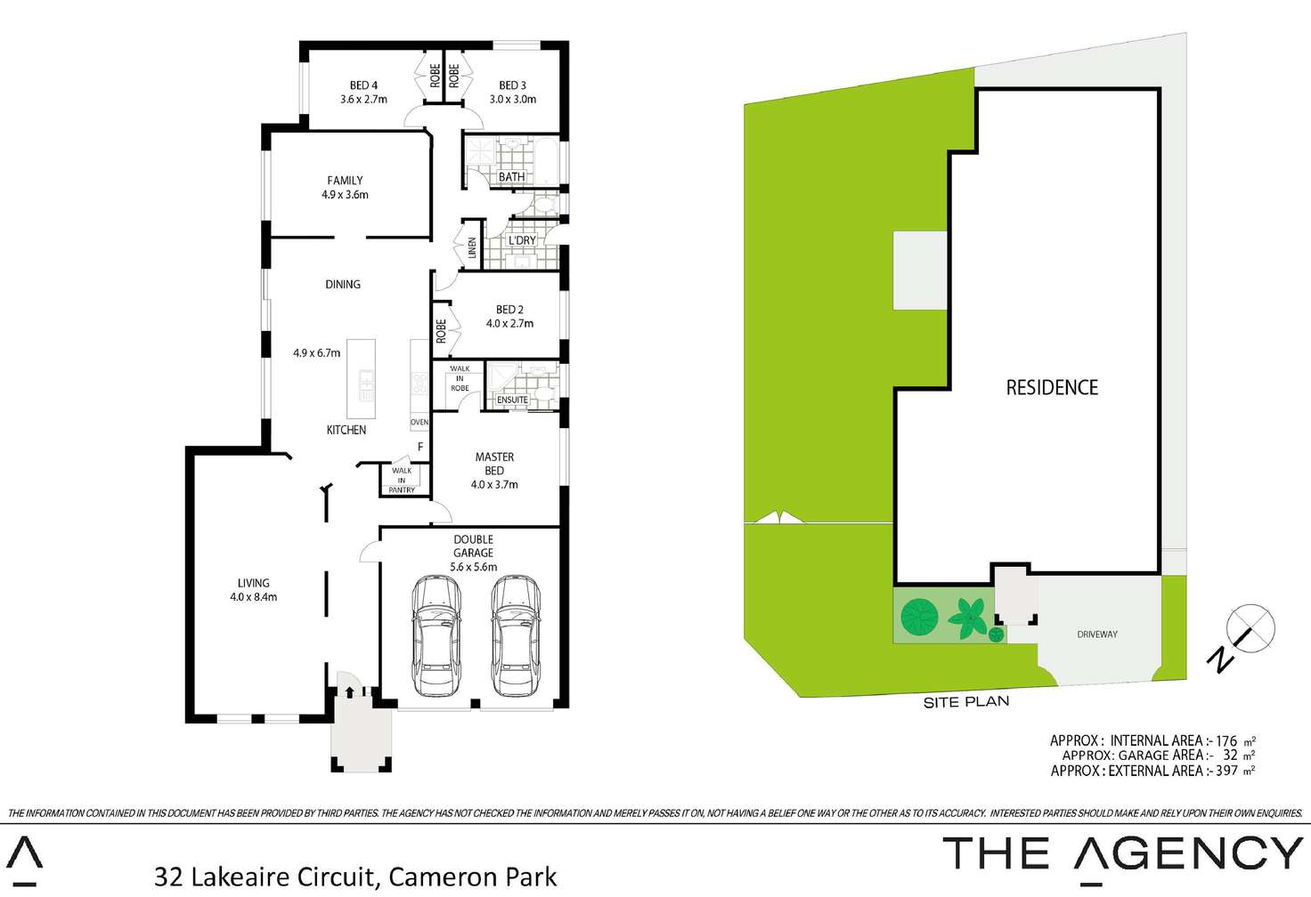 Floorplan of Homely house listing, 32 Lakeaire Circuit, Cameron Park NSW 2285