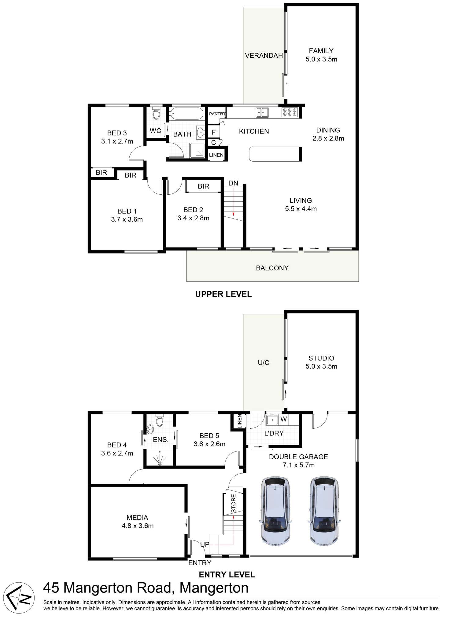 Floorplan of Homely house listing, 45 Mangerton Road, Mangerton NSW 2500