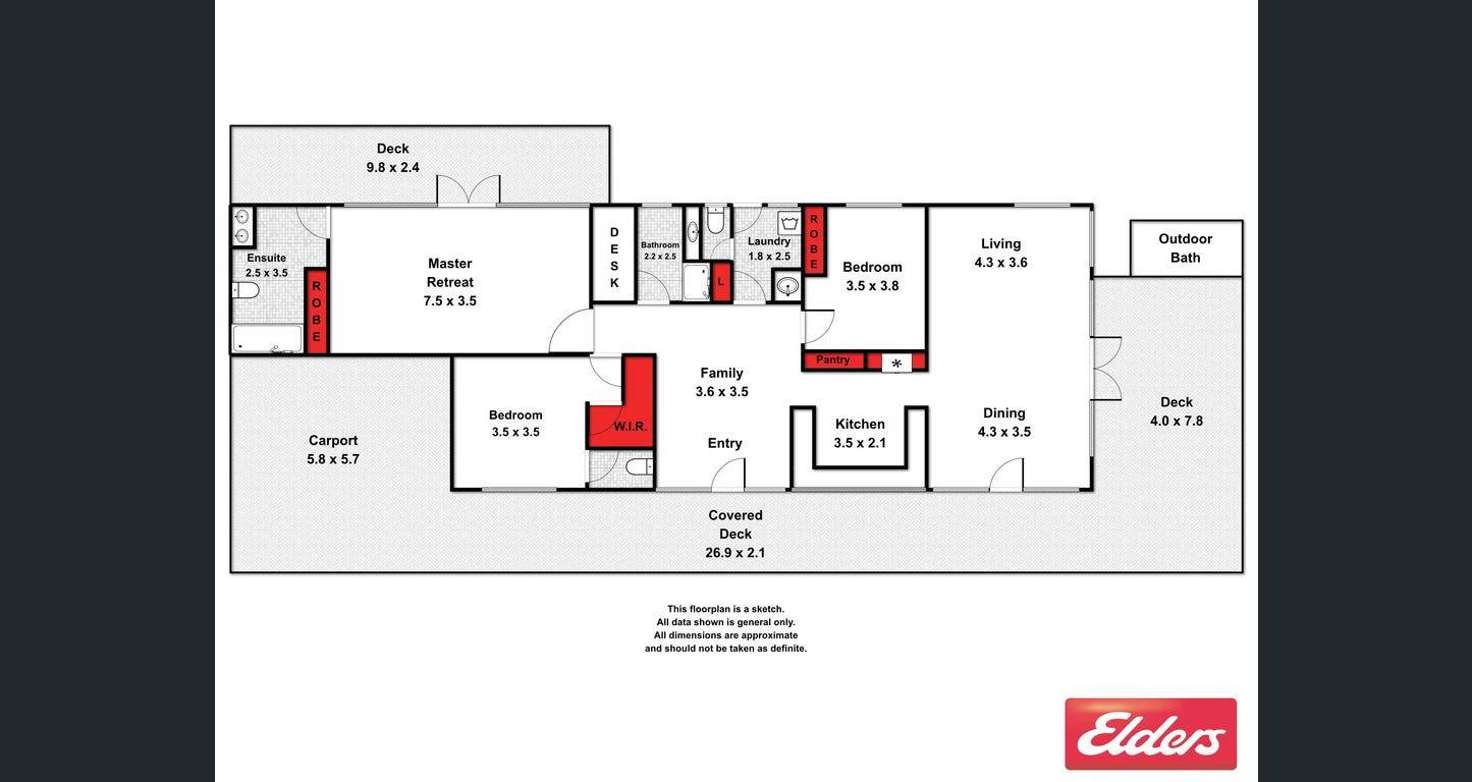 Floorplan of Homely lifestyle listing, 195 Barnes Road, Kardella South VIC 3950