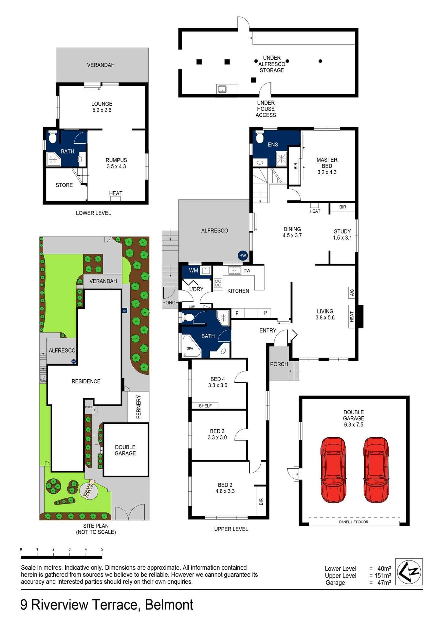 Floorplan of Homely house listing, 9 Riverview Terrace, Belmont VIC 3216