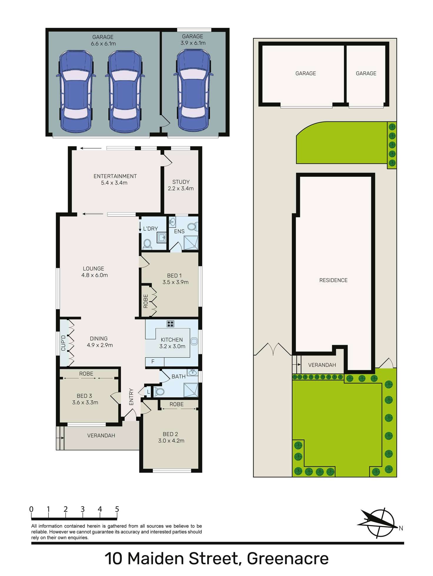 Floorplan of Homely house listing, 10 Maiden Street, Greenacre NSW 2190