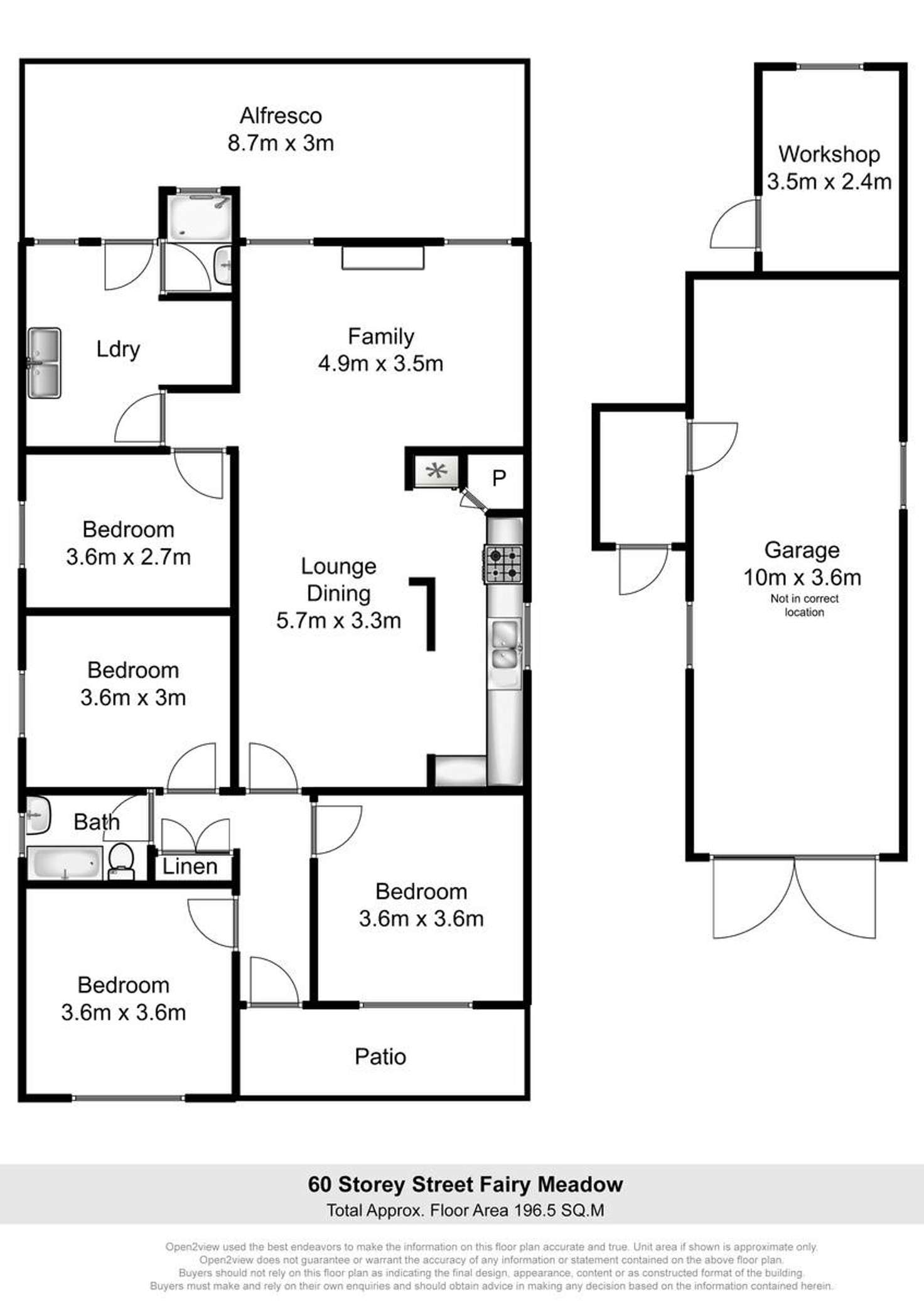 Floorplan of Homely house listing, 60 Storey Street, Fairy Meadow NSW 2519